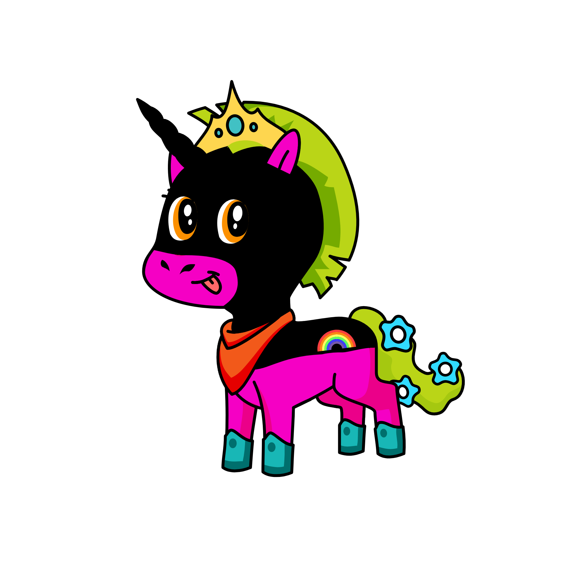 Milanesa de cerdo, the unicorn