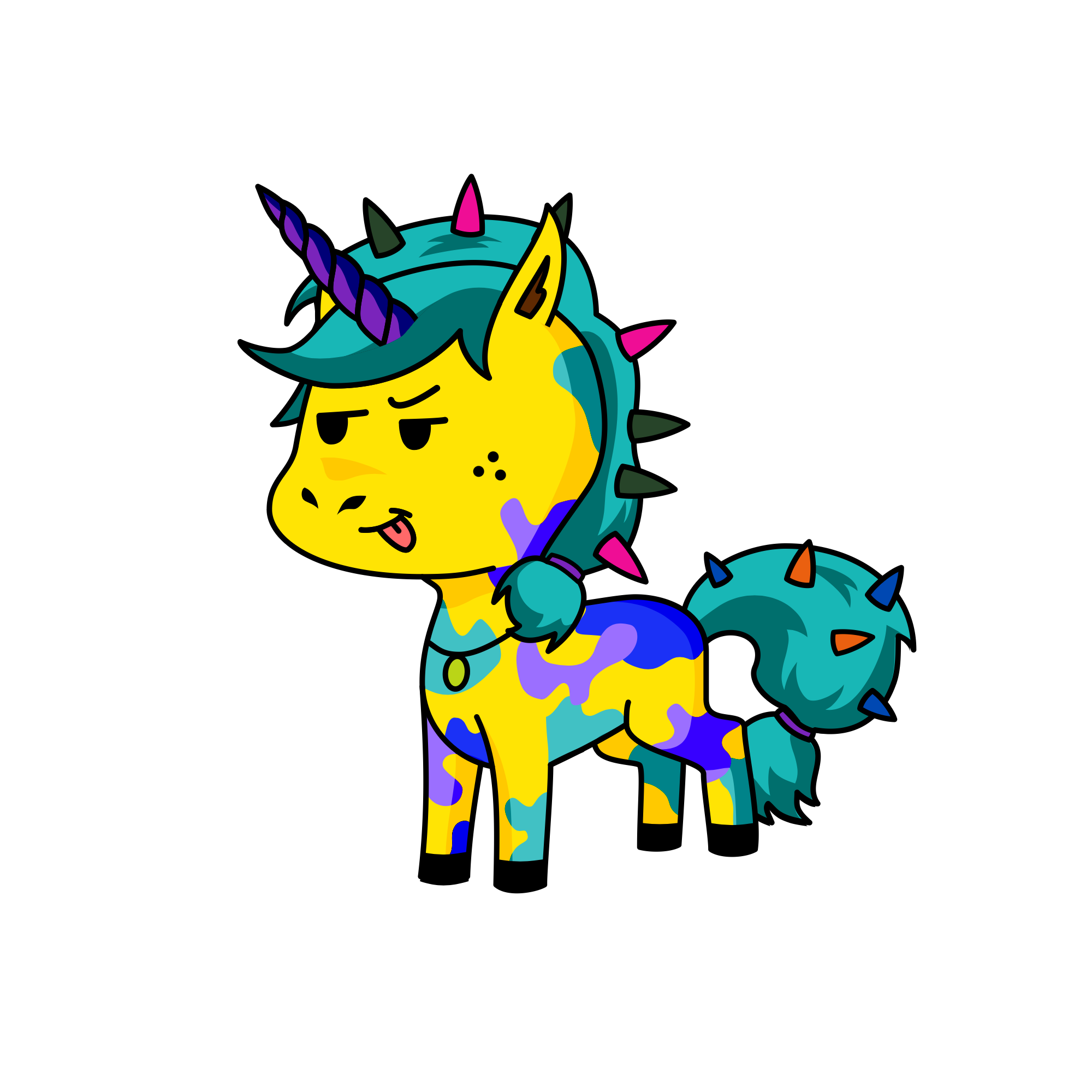 Spike, the unicorn