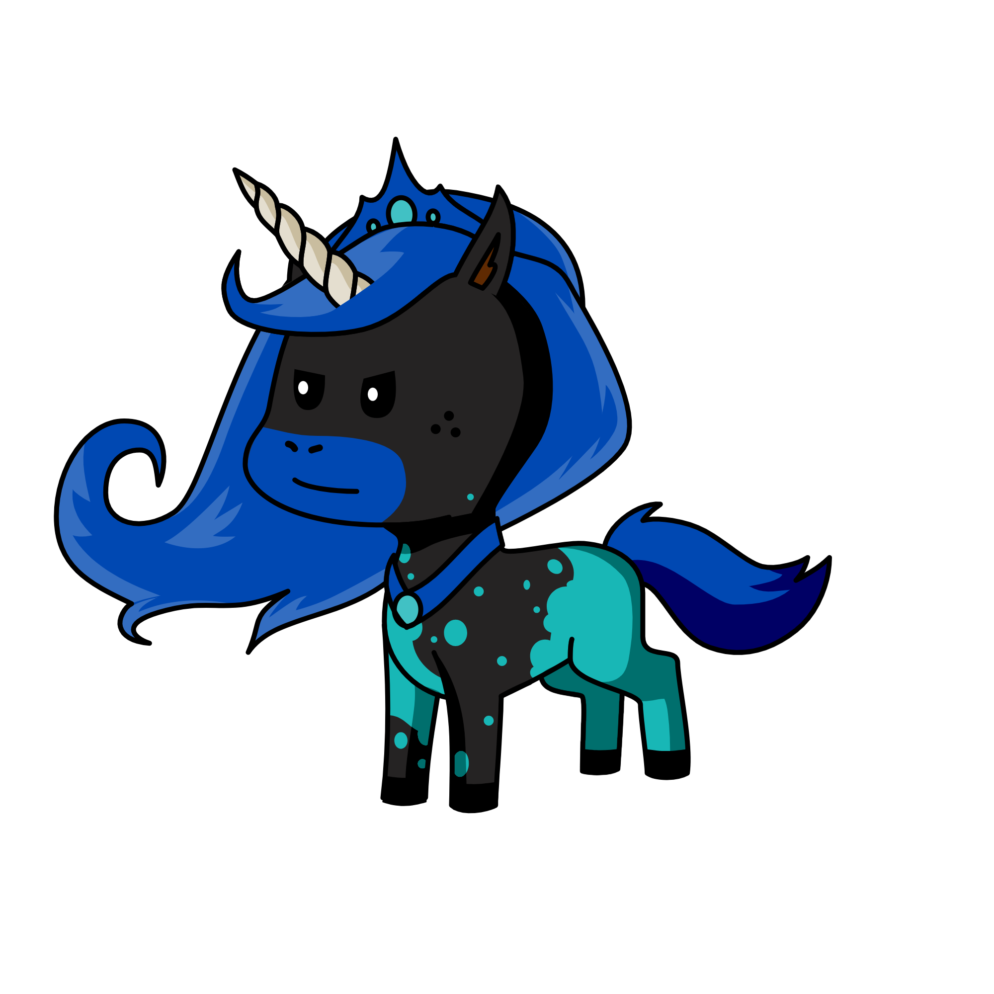 Nightmare Moon, the unicorn