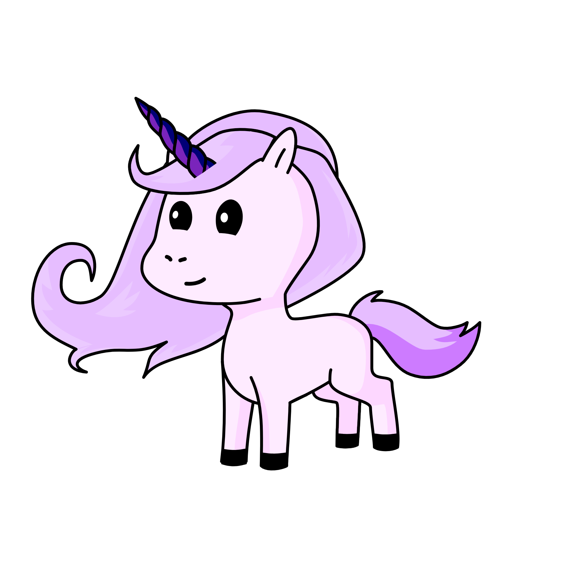 Lavender, the unicorn