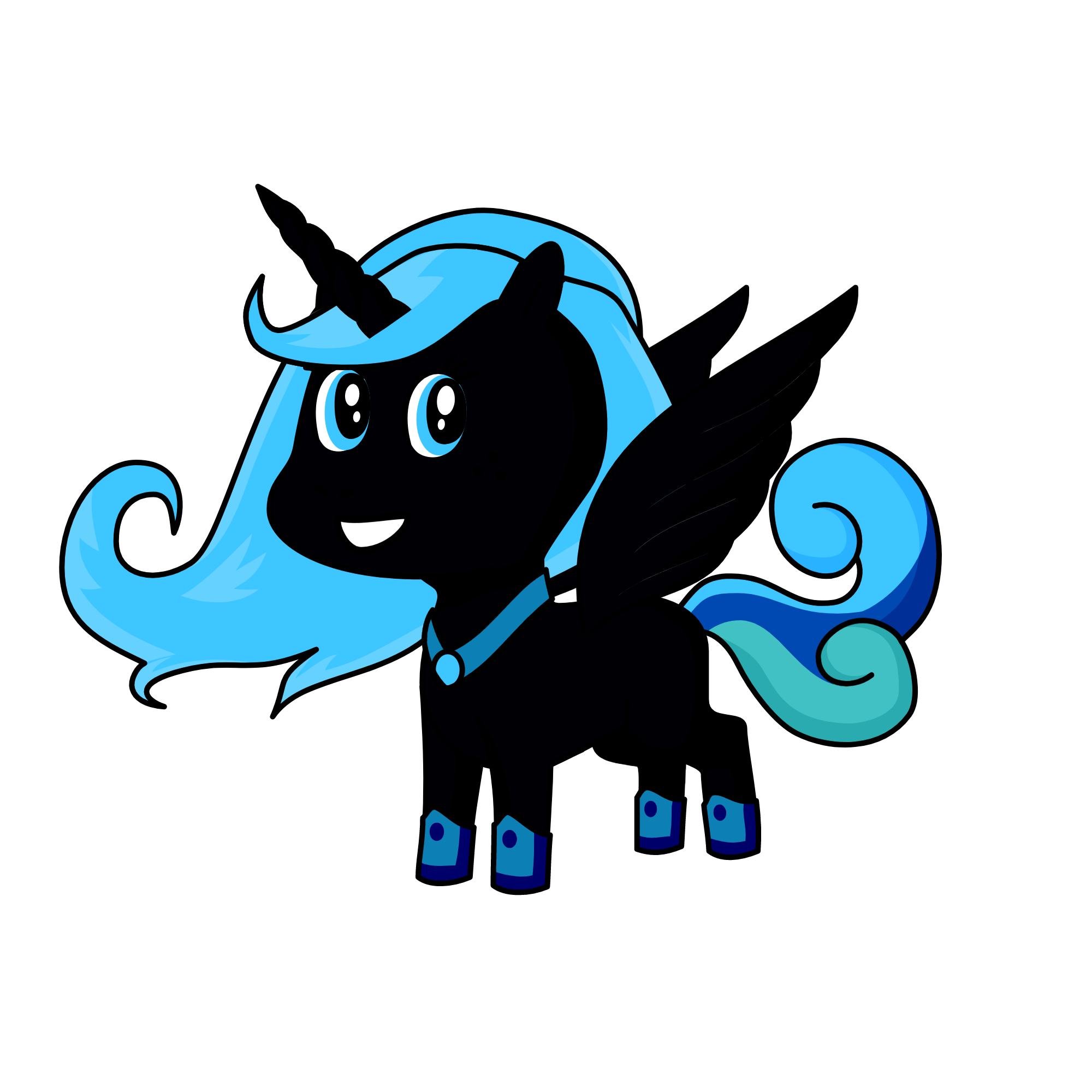 Nightmare Moon, the unicorn