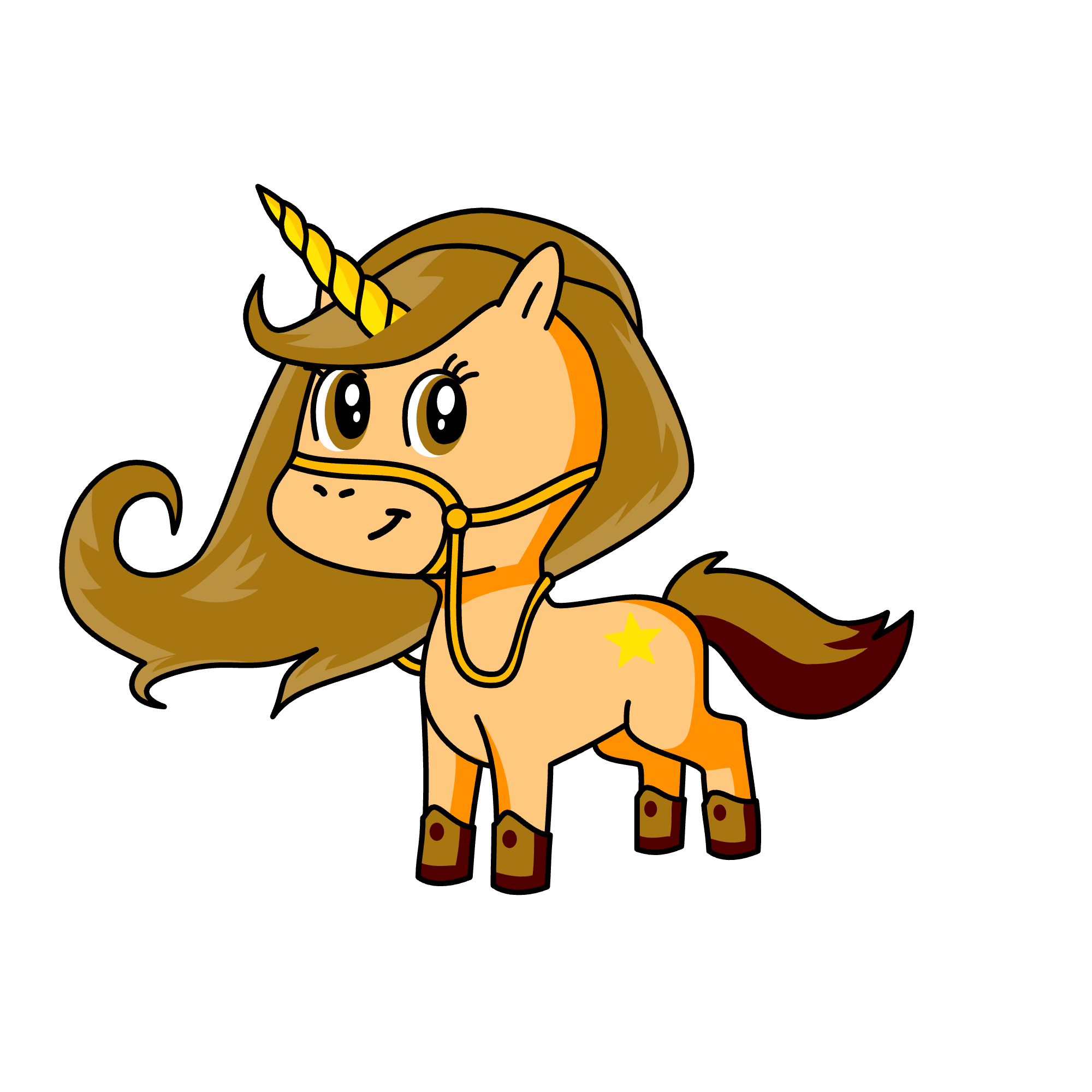 Cora Brownie, the unicorn