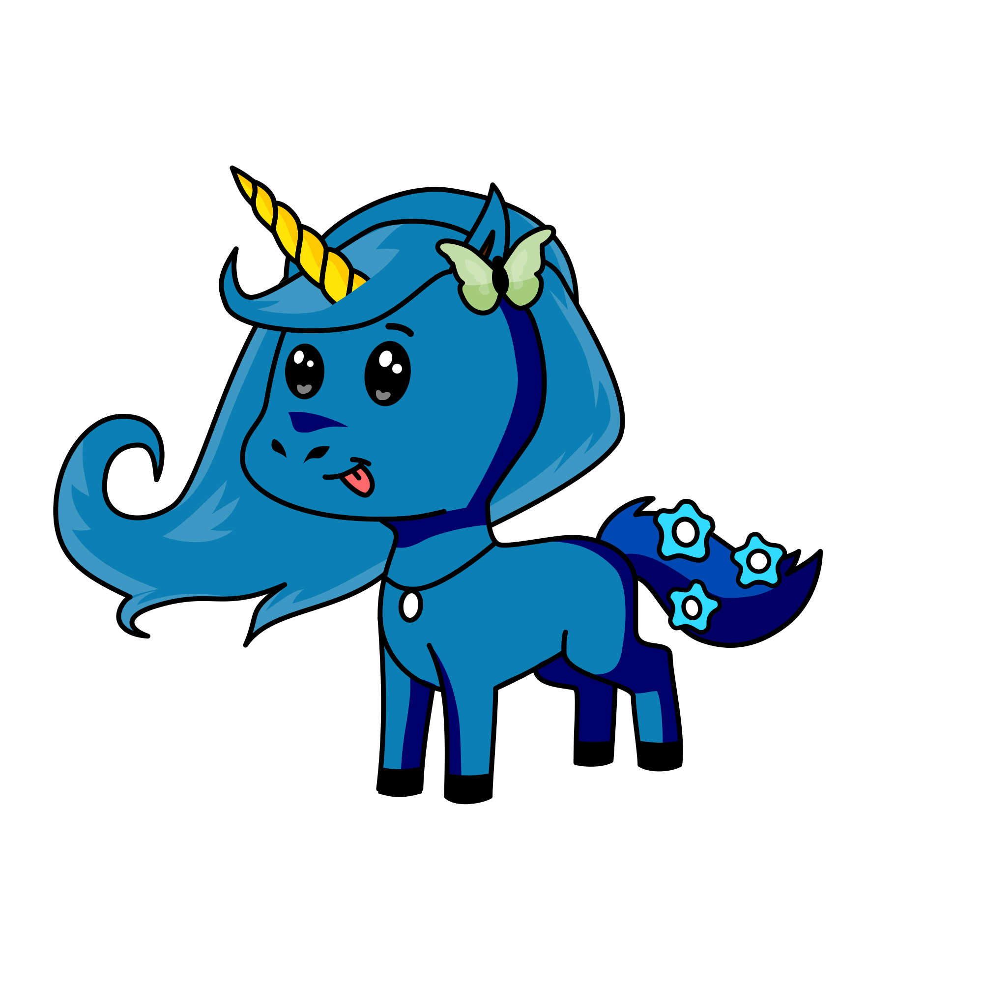 Moon, the unicorn