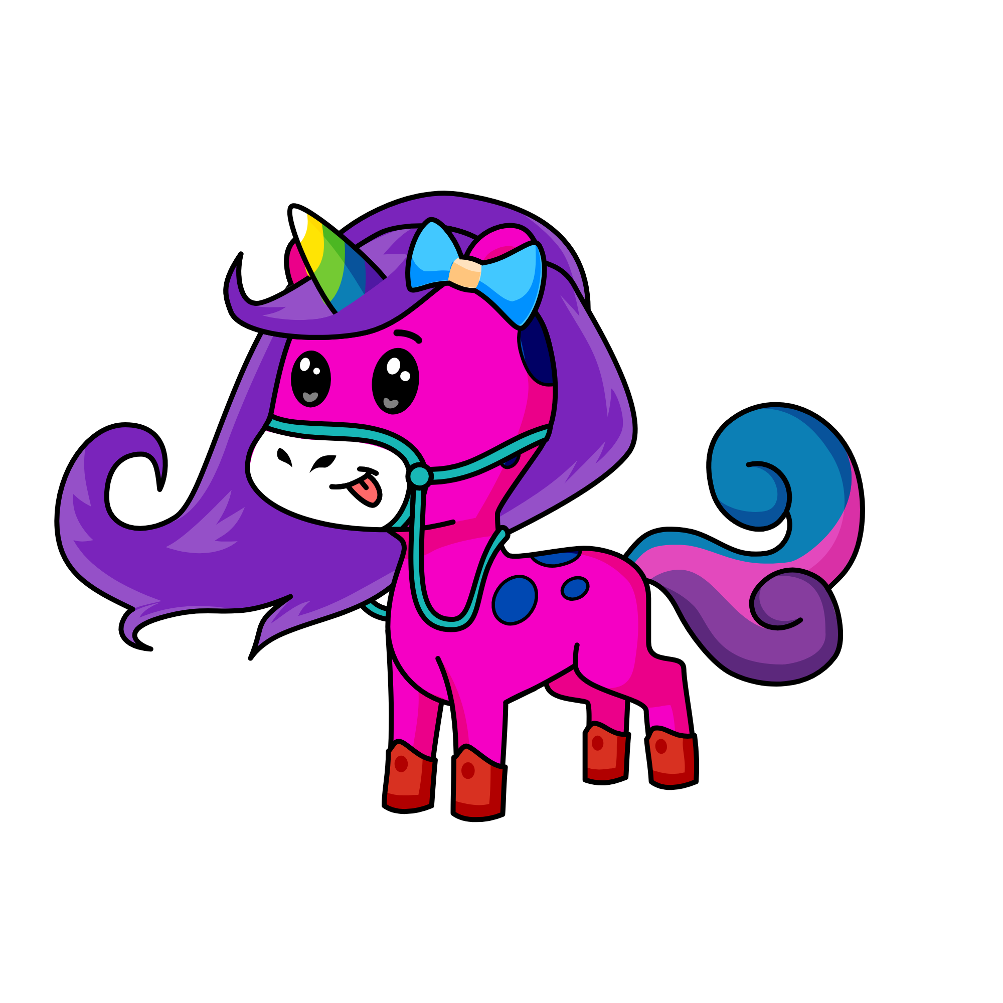 Ribbon, the unicorn