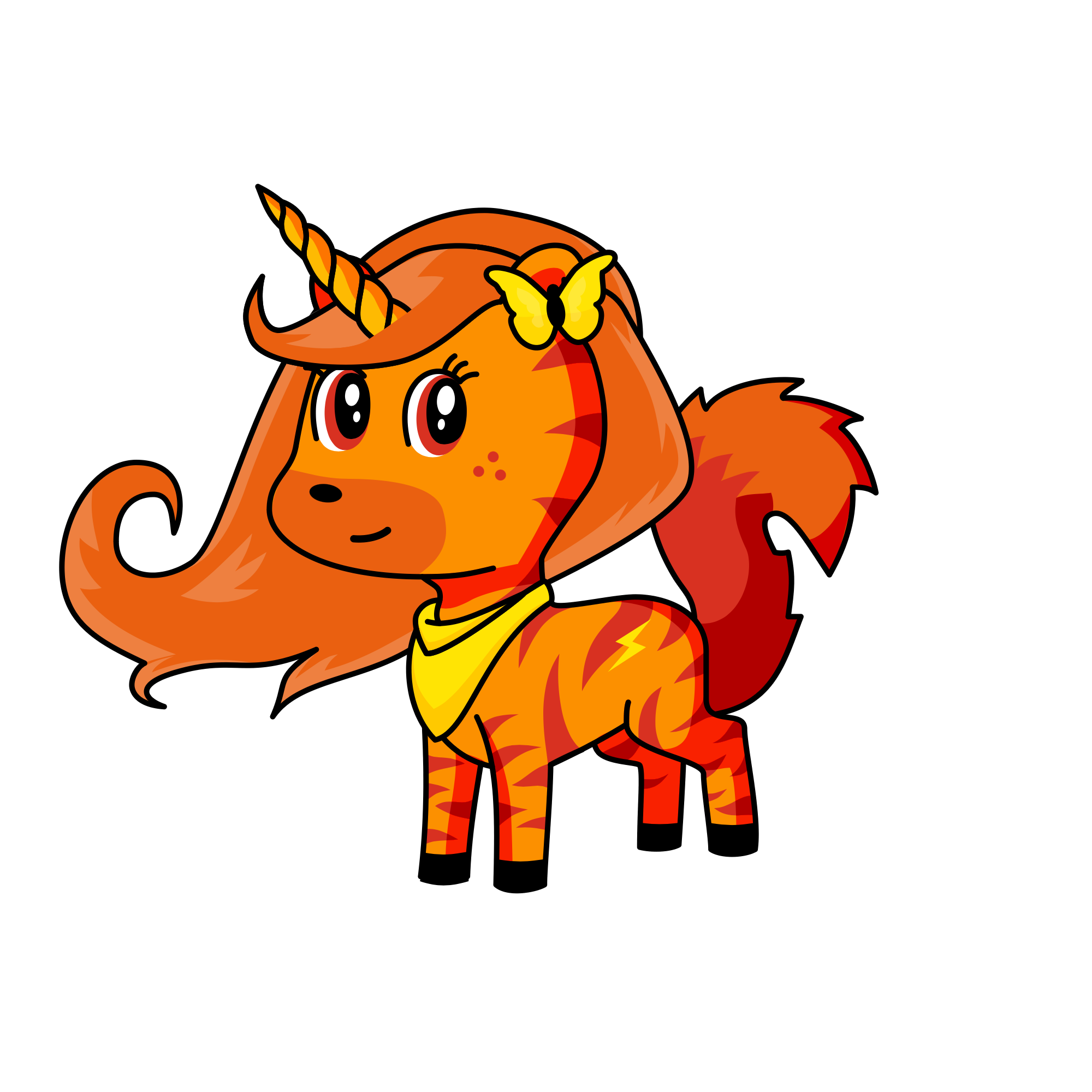Cinder, the unicorn