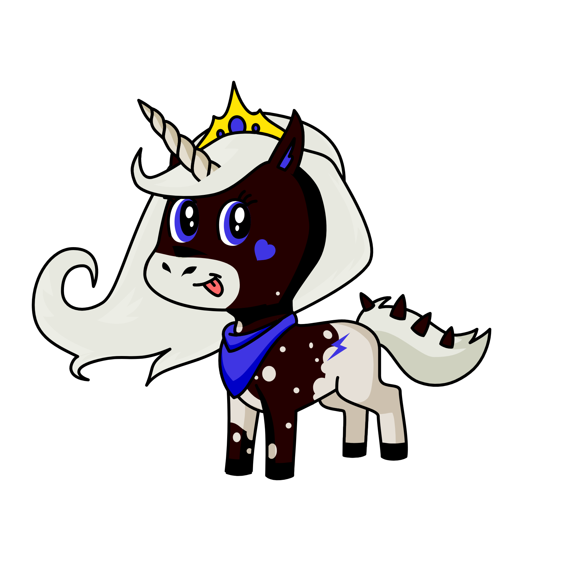 Six, the unicorn