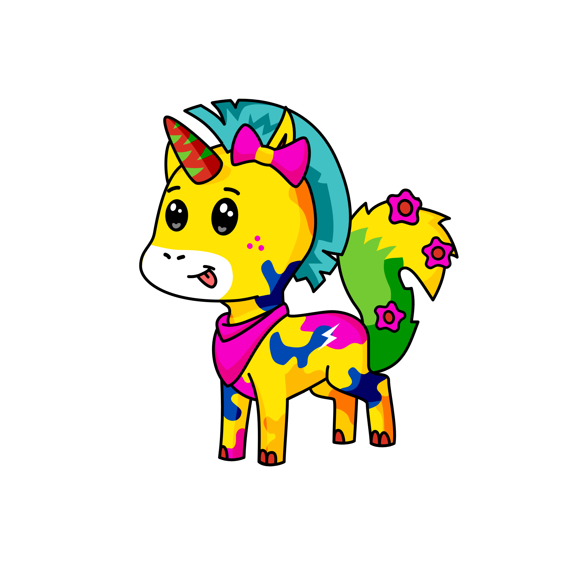 YELLOW, the unicorn