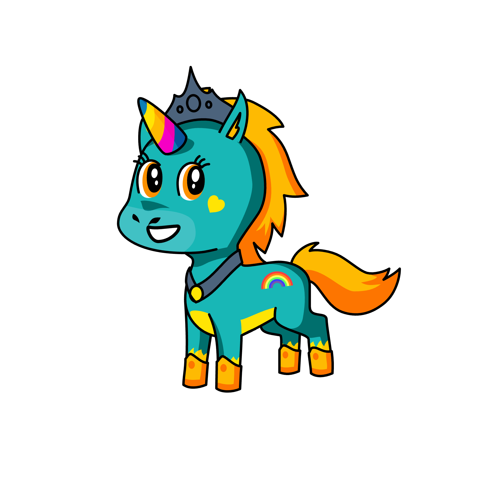 Space Unicorn, the unicorn