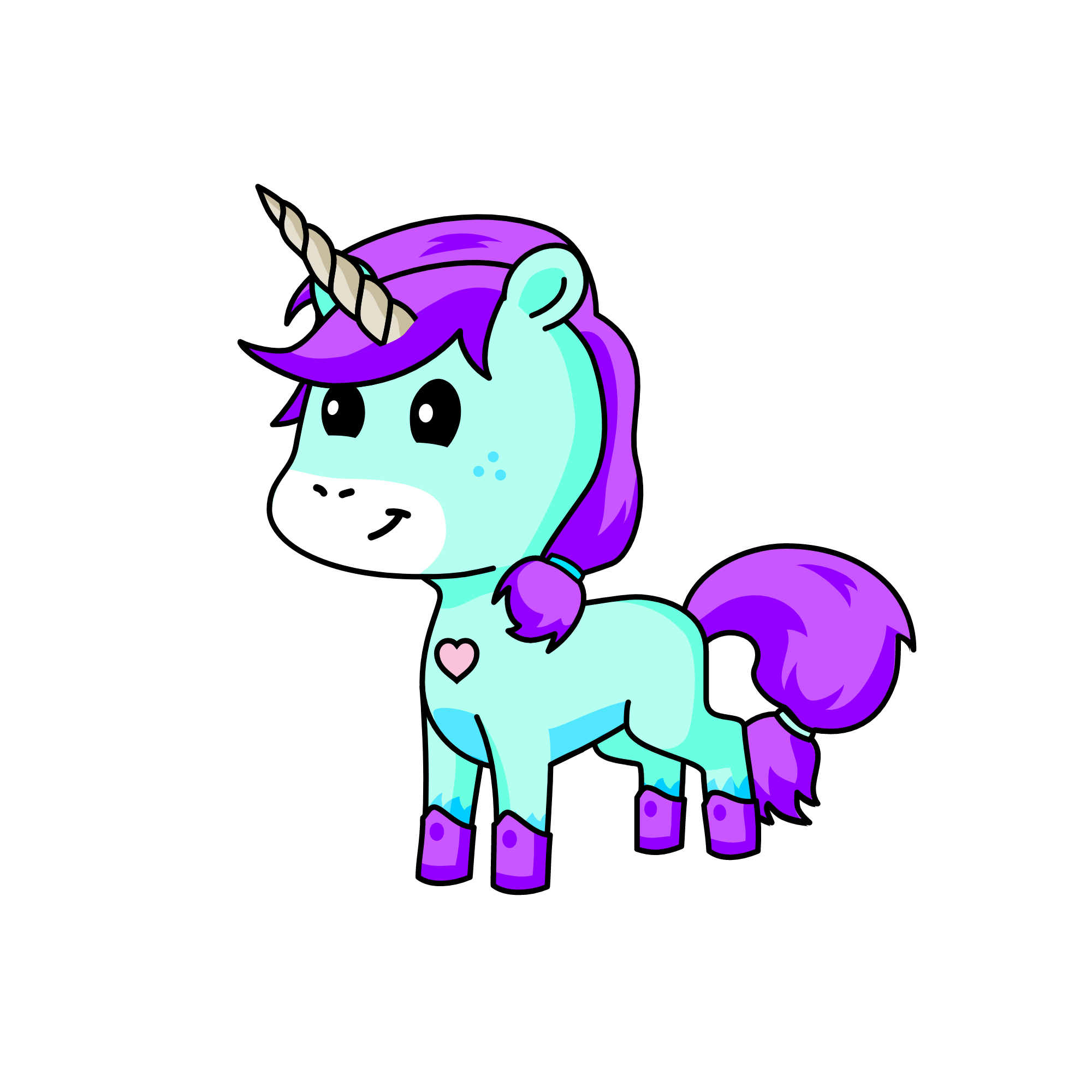 Shiny, the unicorn