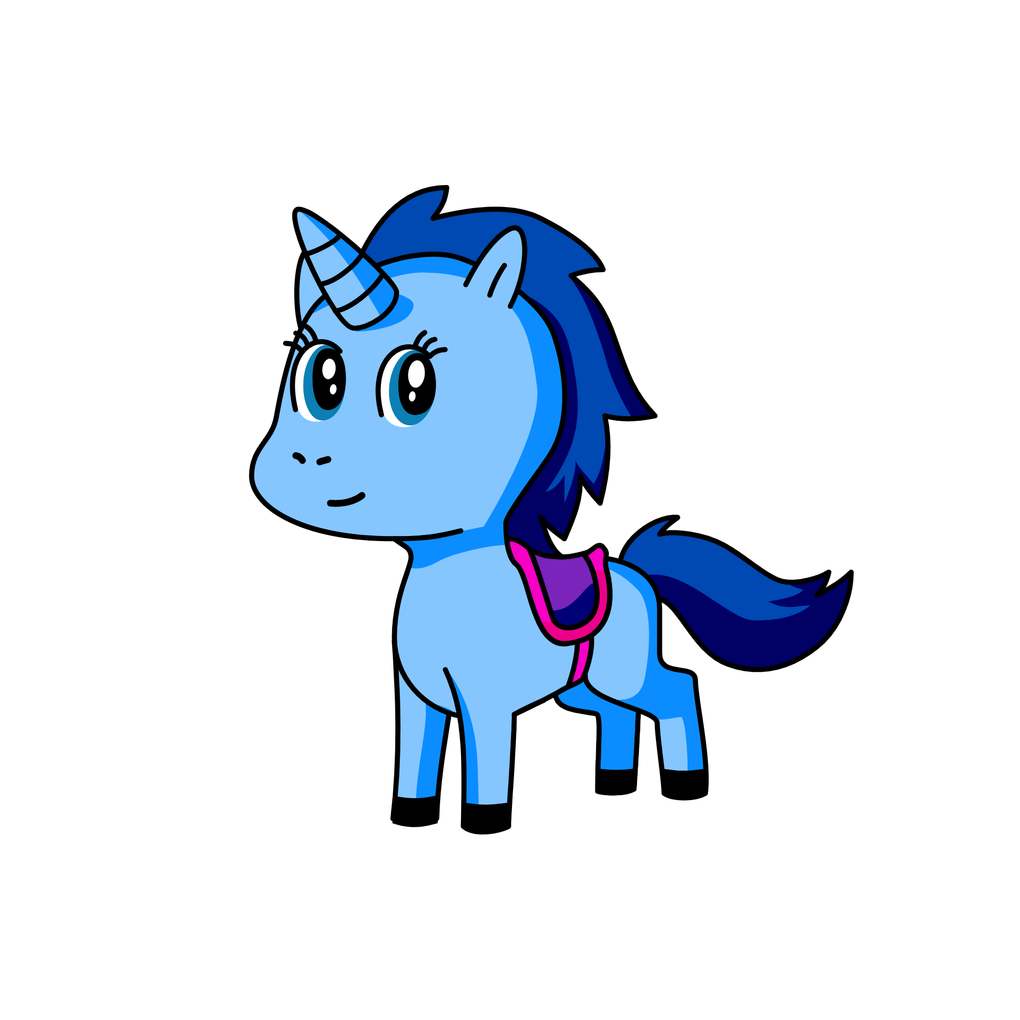 Minnete, the unicorn