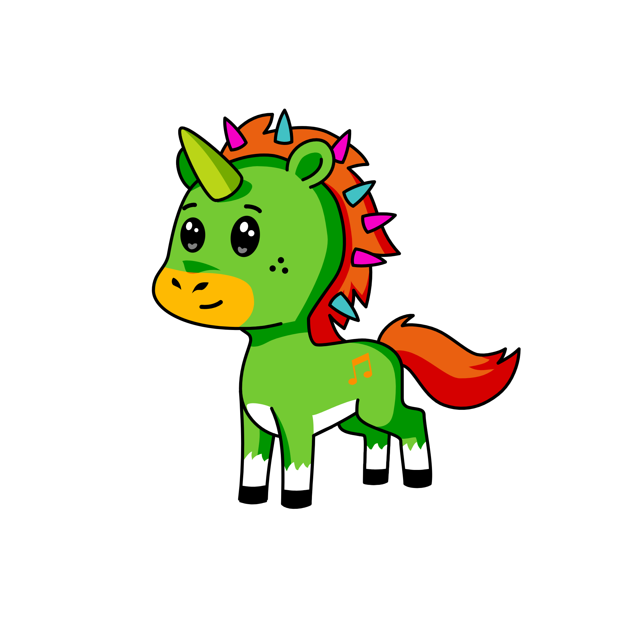 bg bg, the unicorn