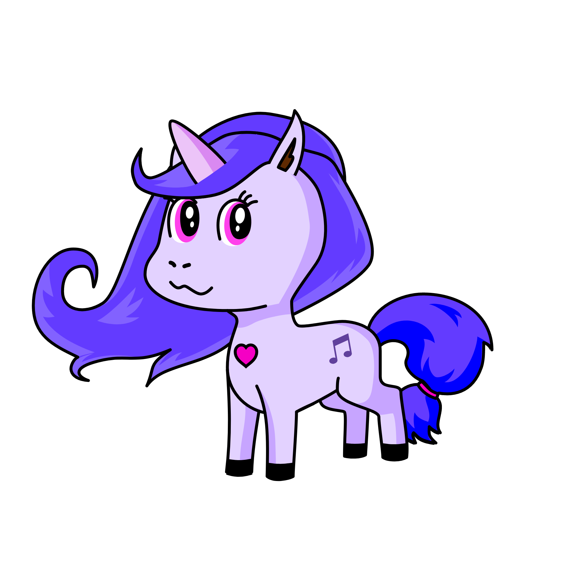llala, the unicorn