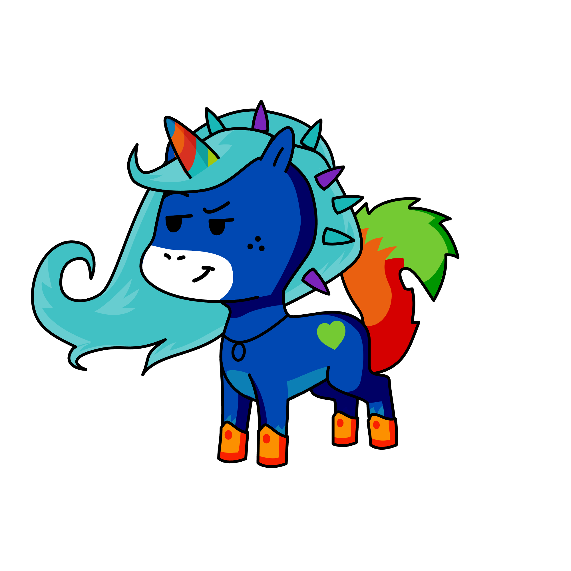 BJ ok you to, the unicorn