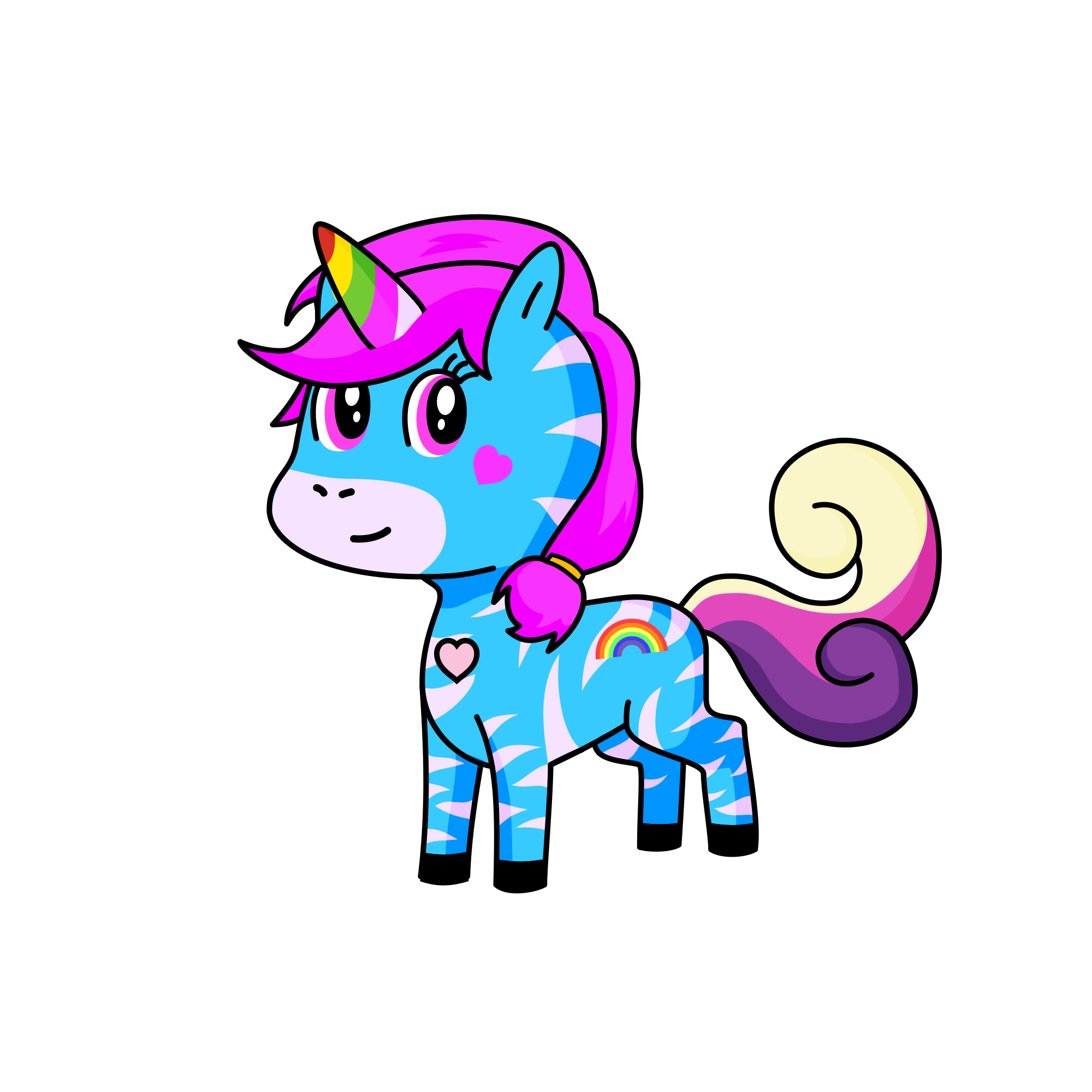Unicorn dust!, the unicorn