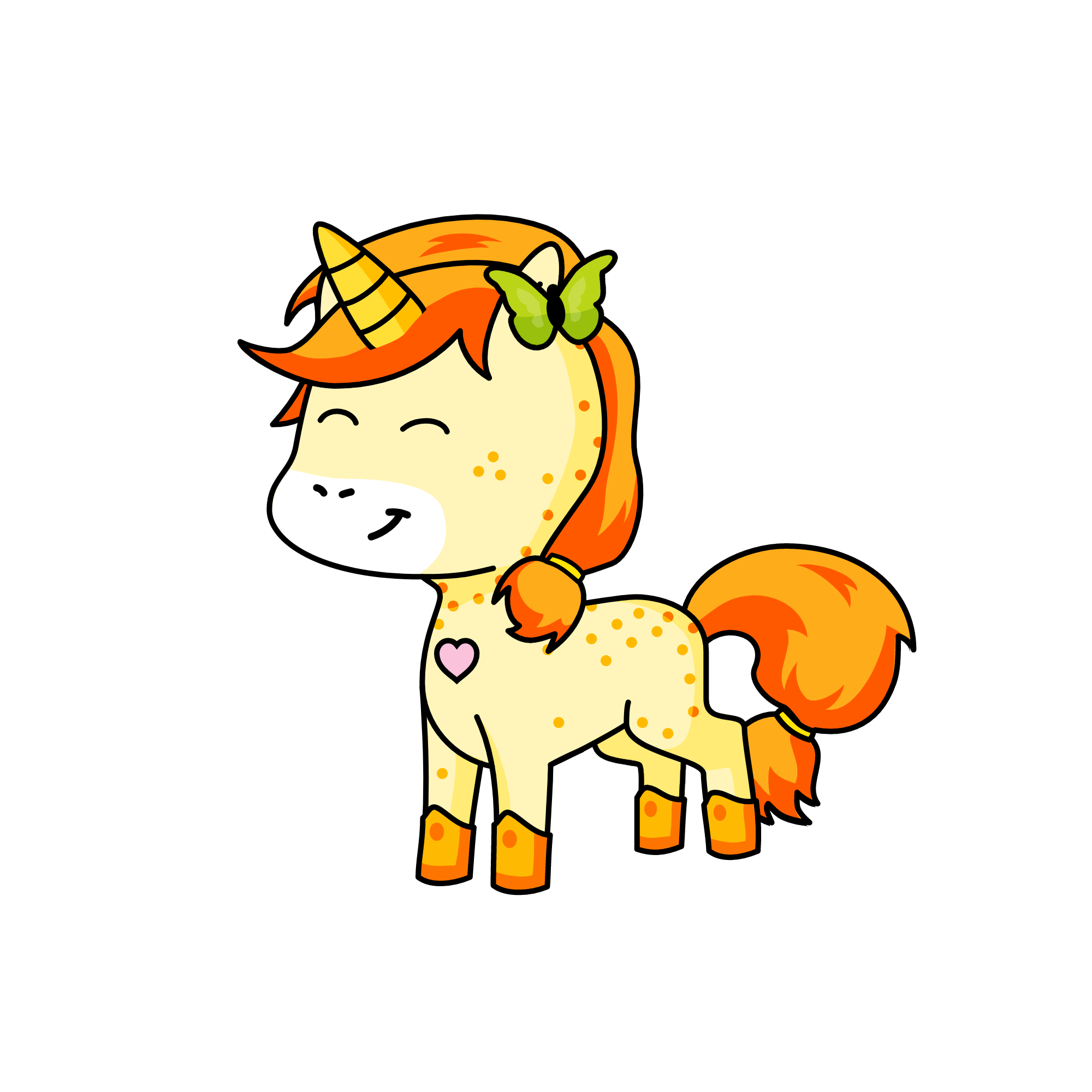 Sunshine, the unicorn