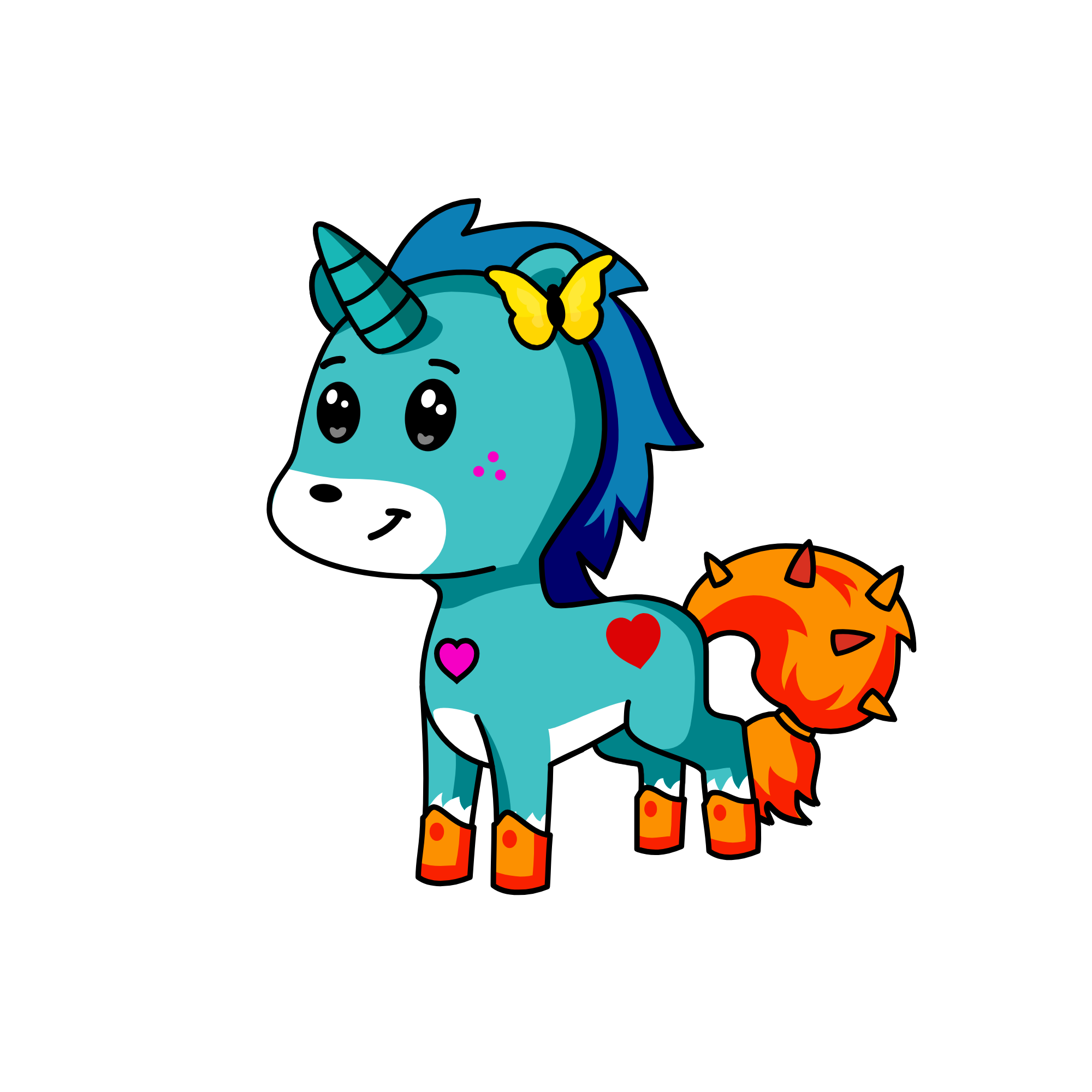 burp your stomach out, the unicorn