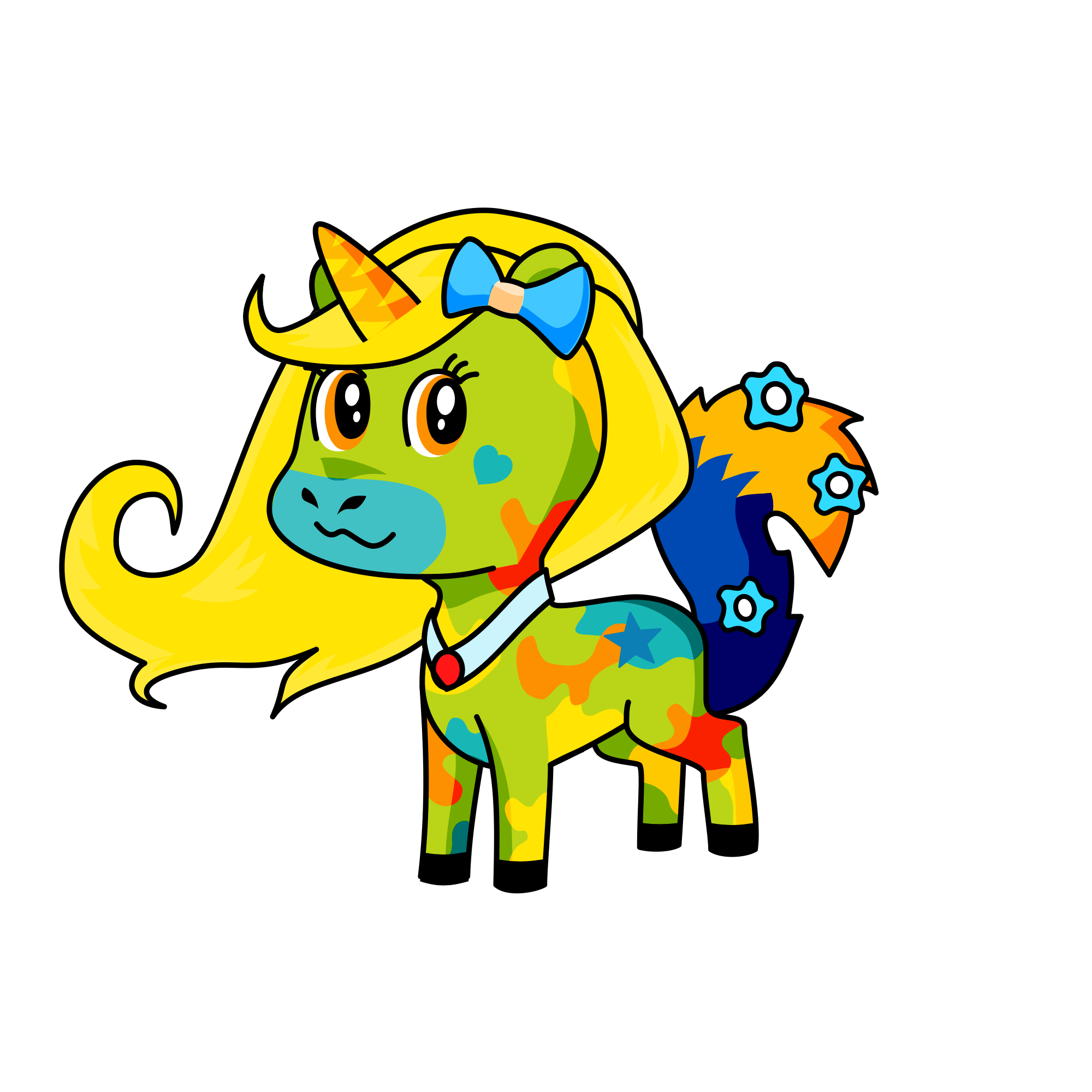 Peleny, the unicorn