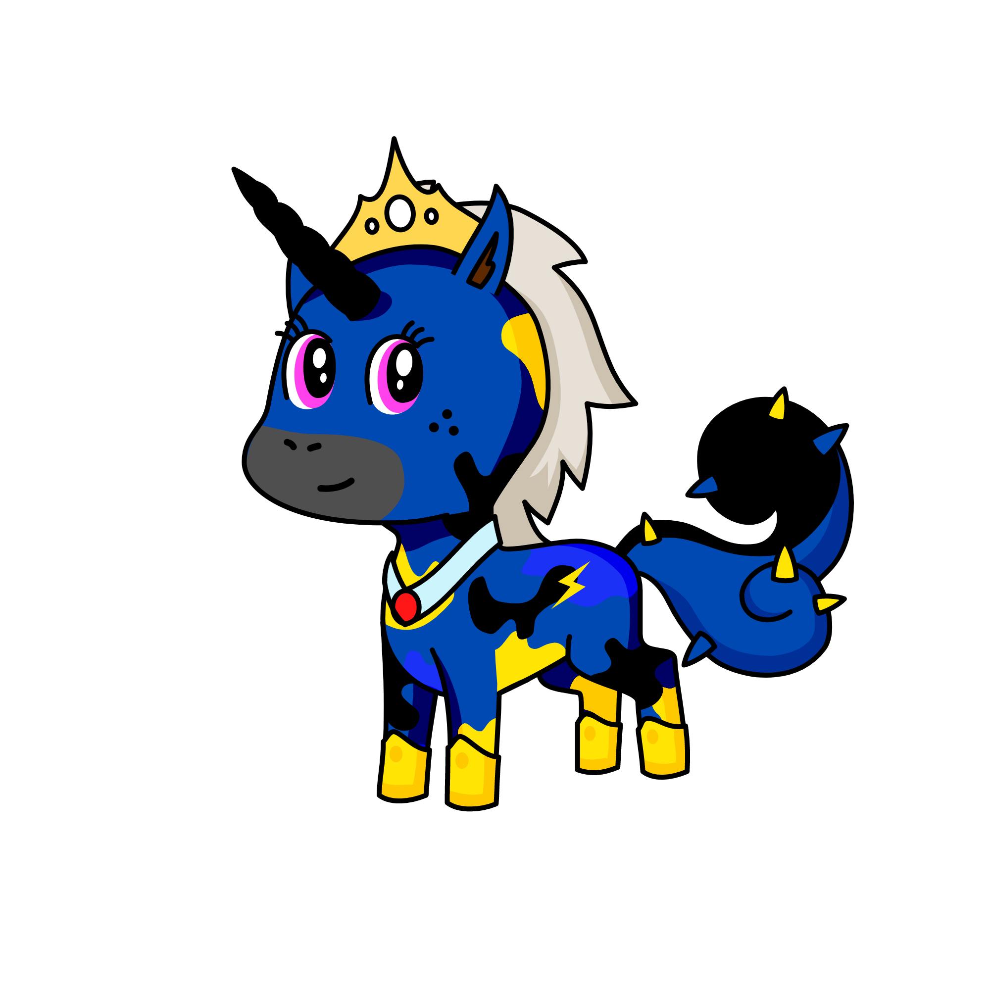 happy, the unicorn