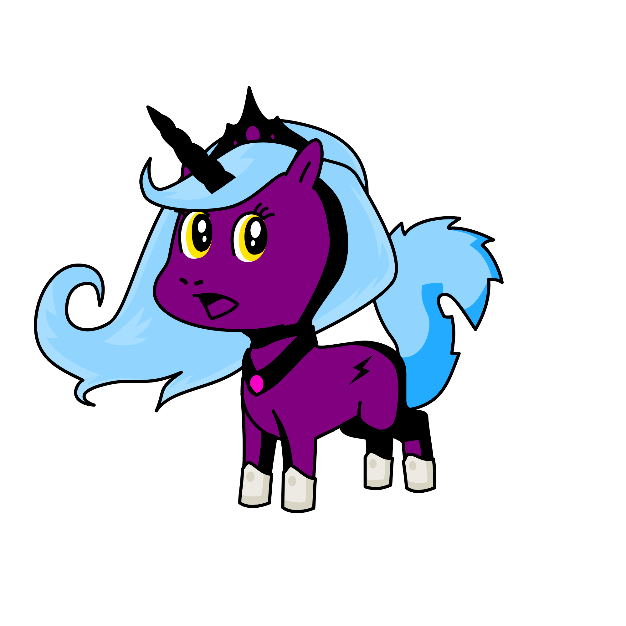 あくとう, the unicorn