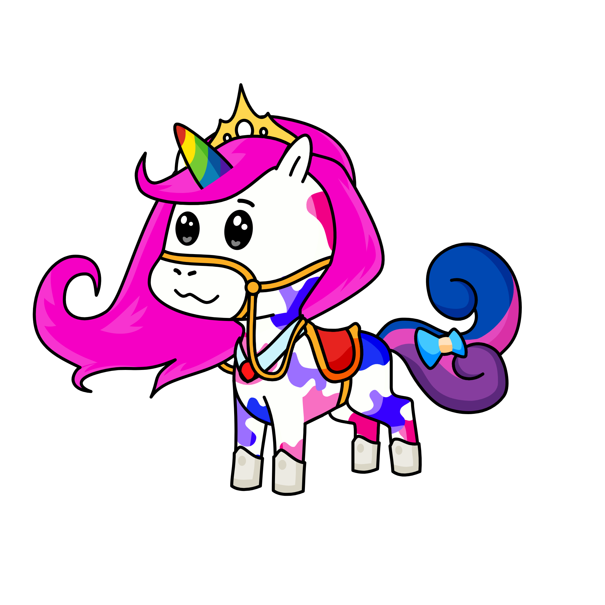 pony, the unicorn