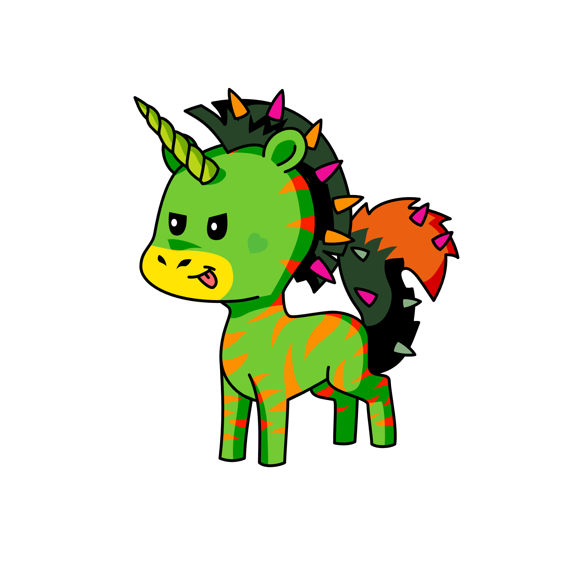 Punck, the unicorn