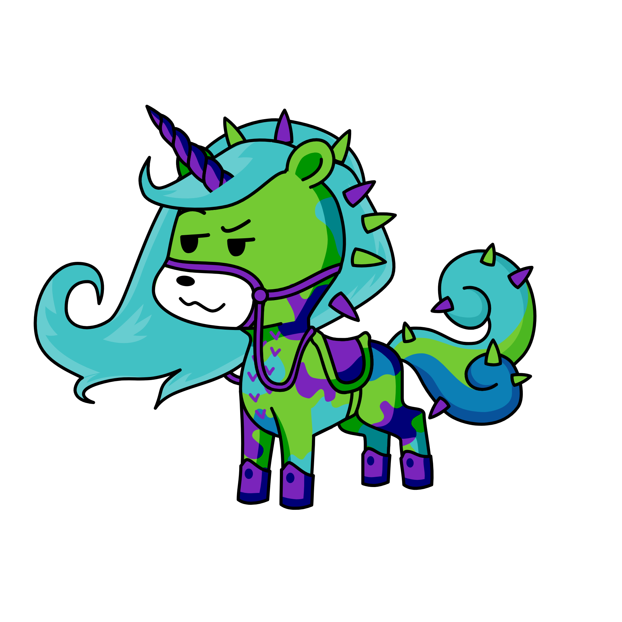 BOB JR., the unicorn