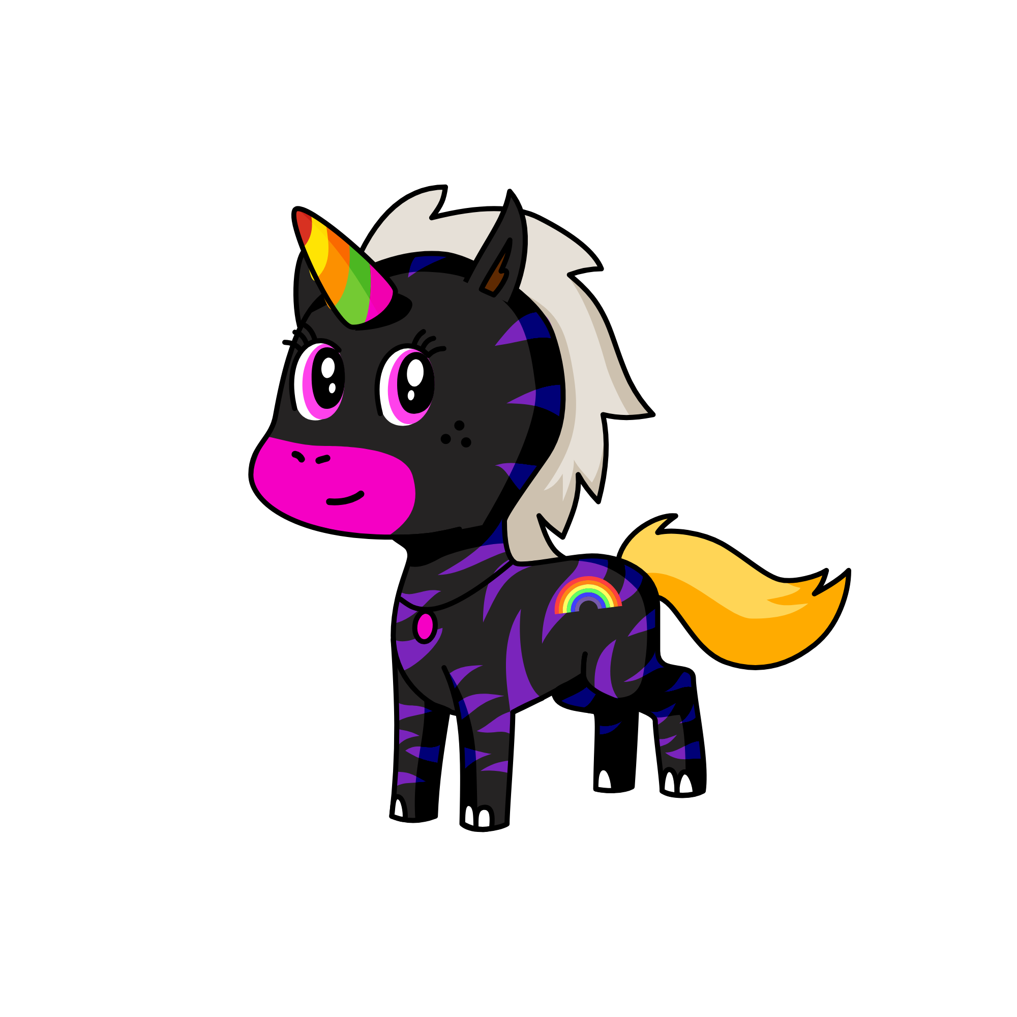 Evanuh, the unicorn