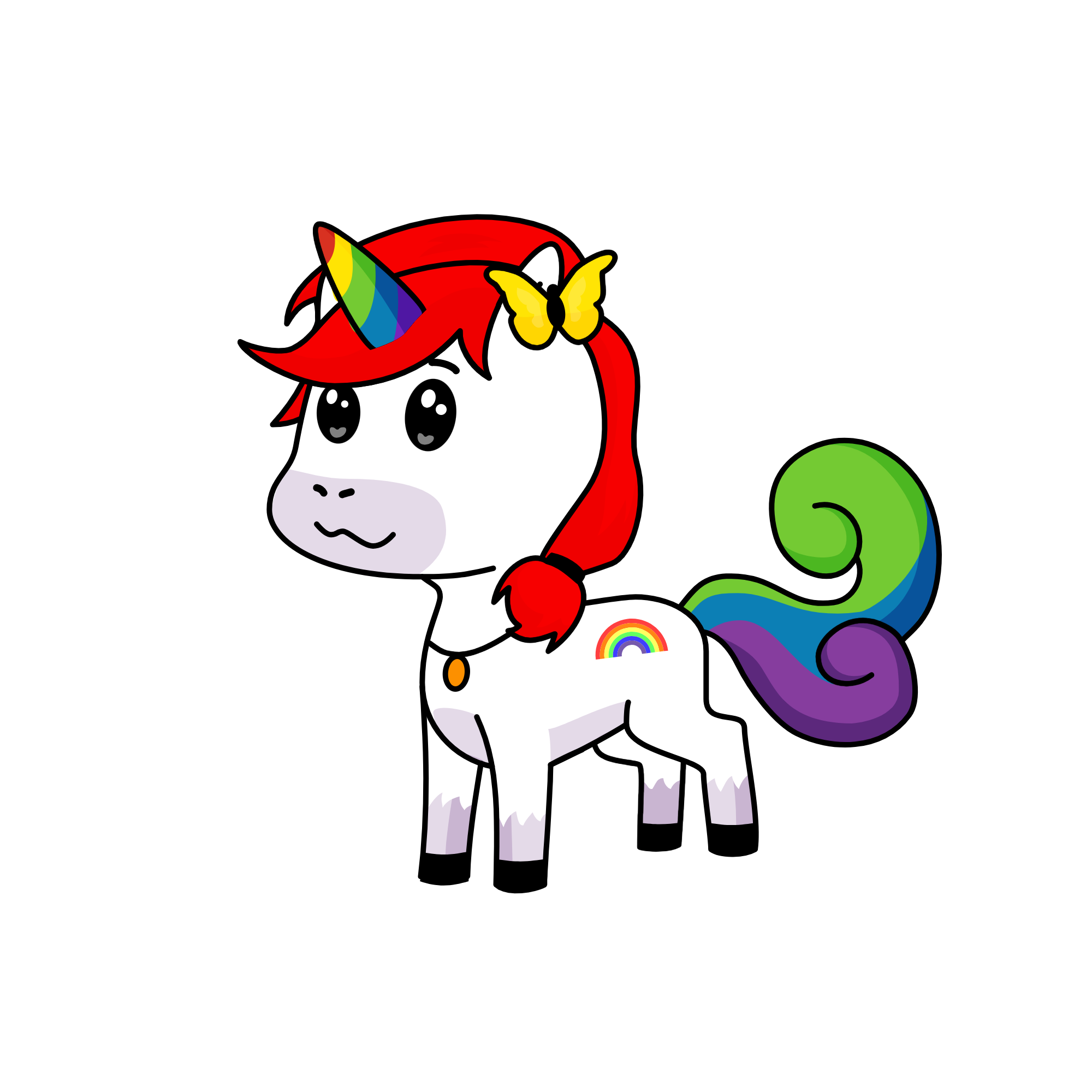 RAINBOW, the unicorn