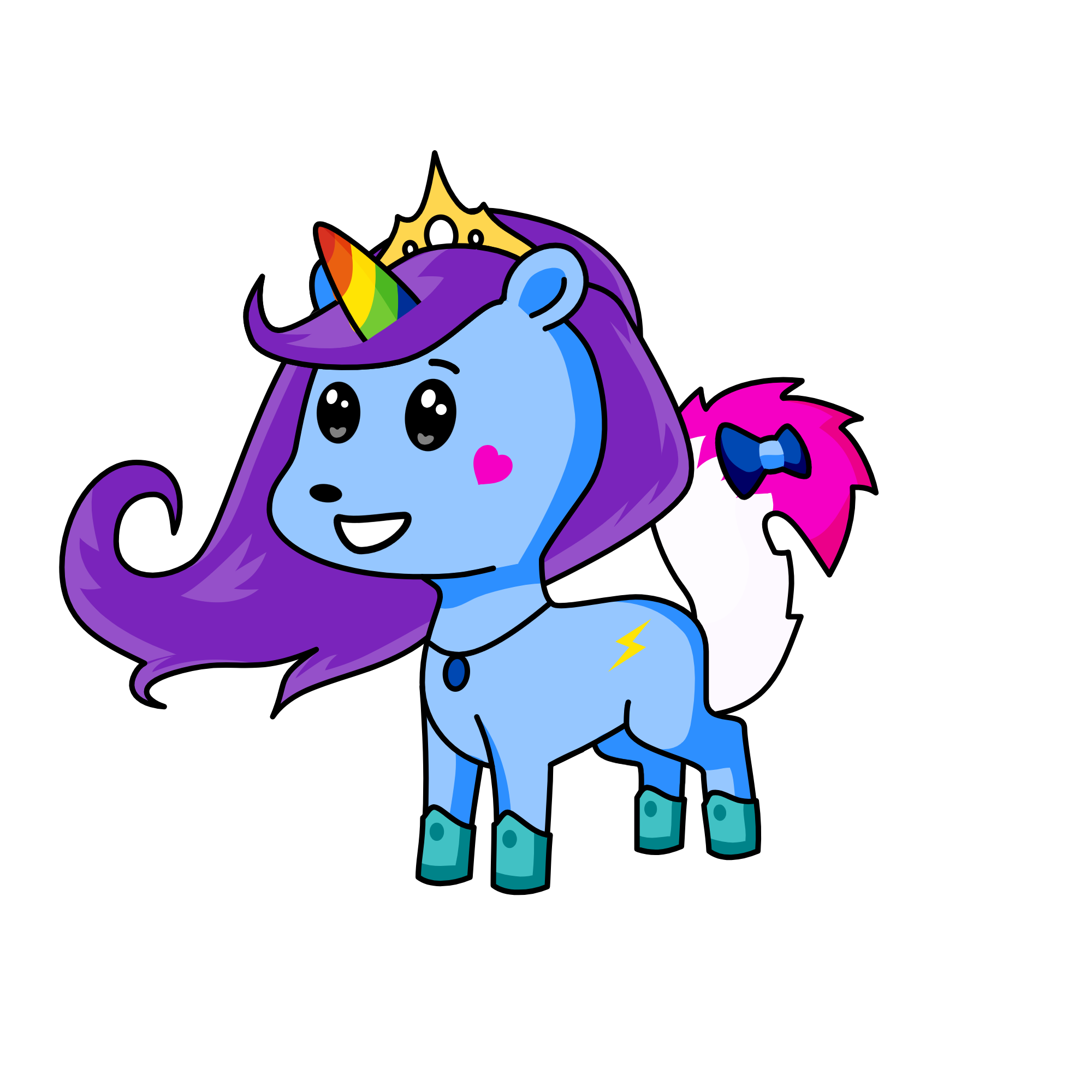 Corni, the unicorn