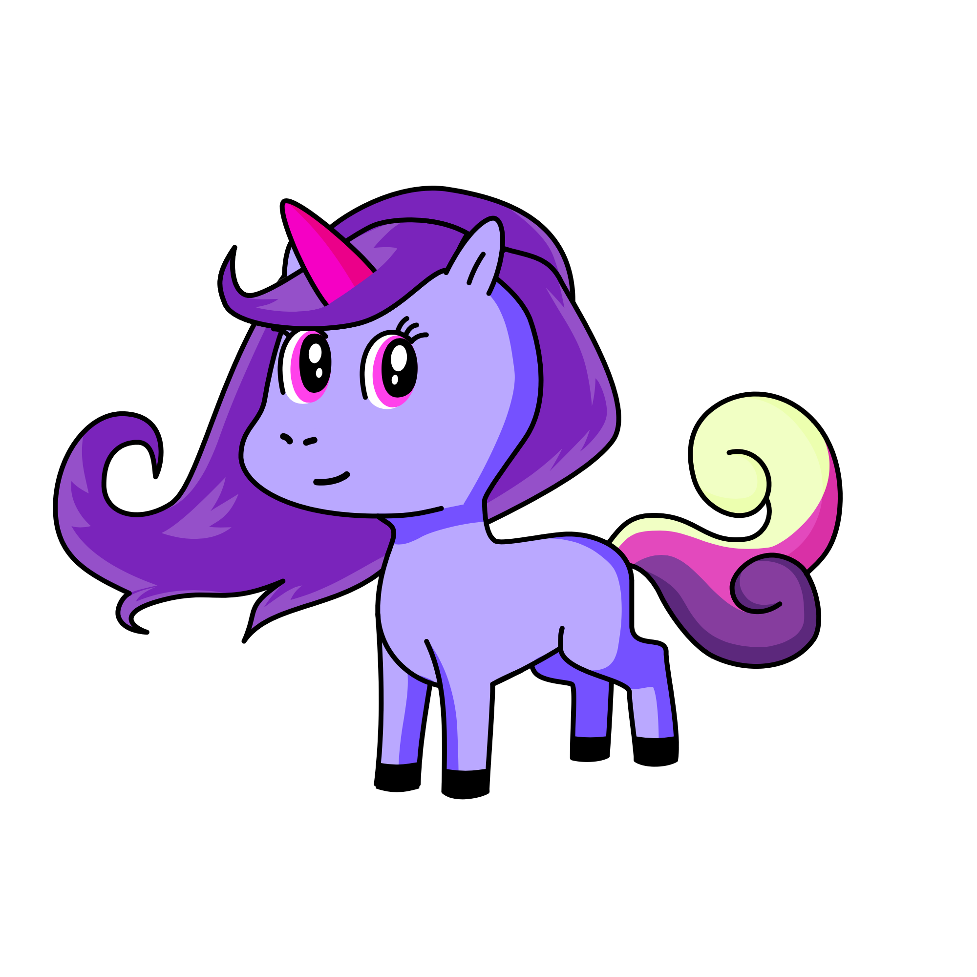 OKJHGJKKKJHHN, the unicorn