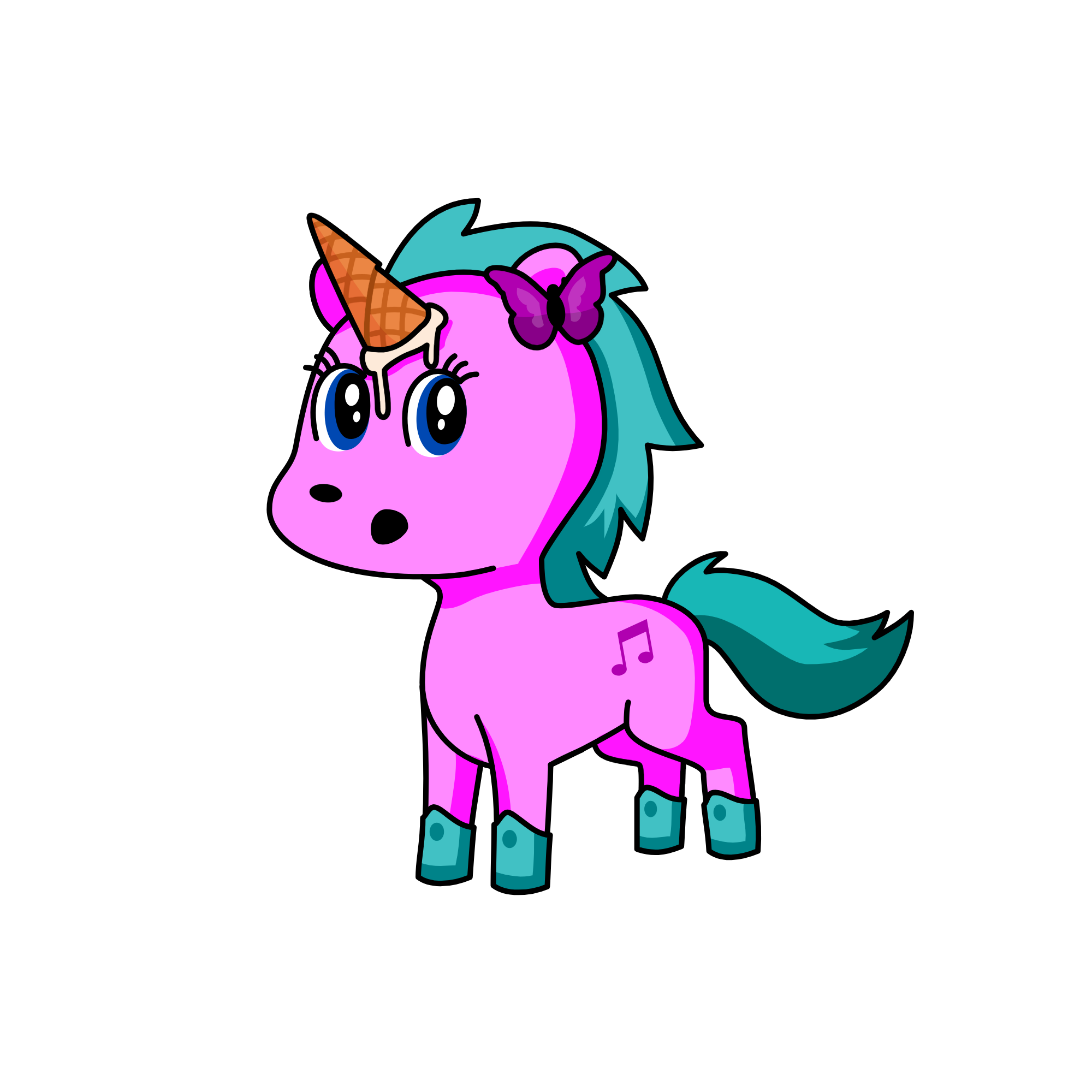 icecream, the unicorn