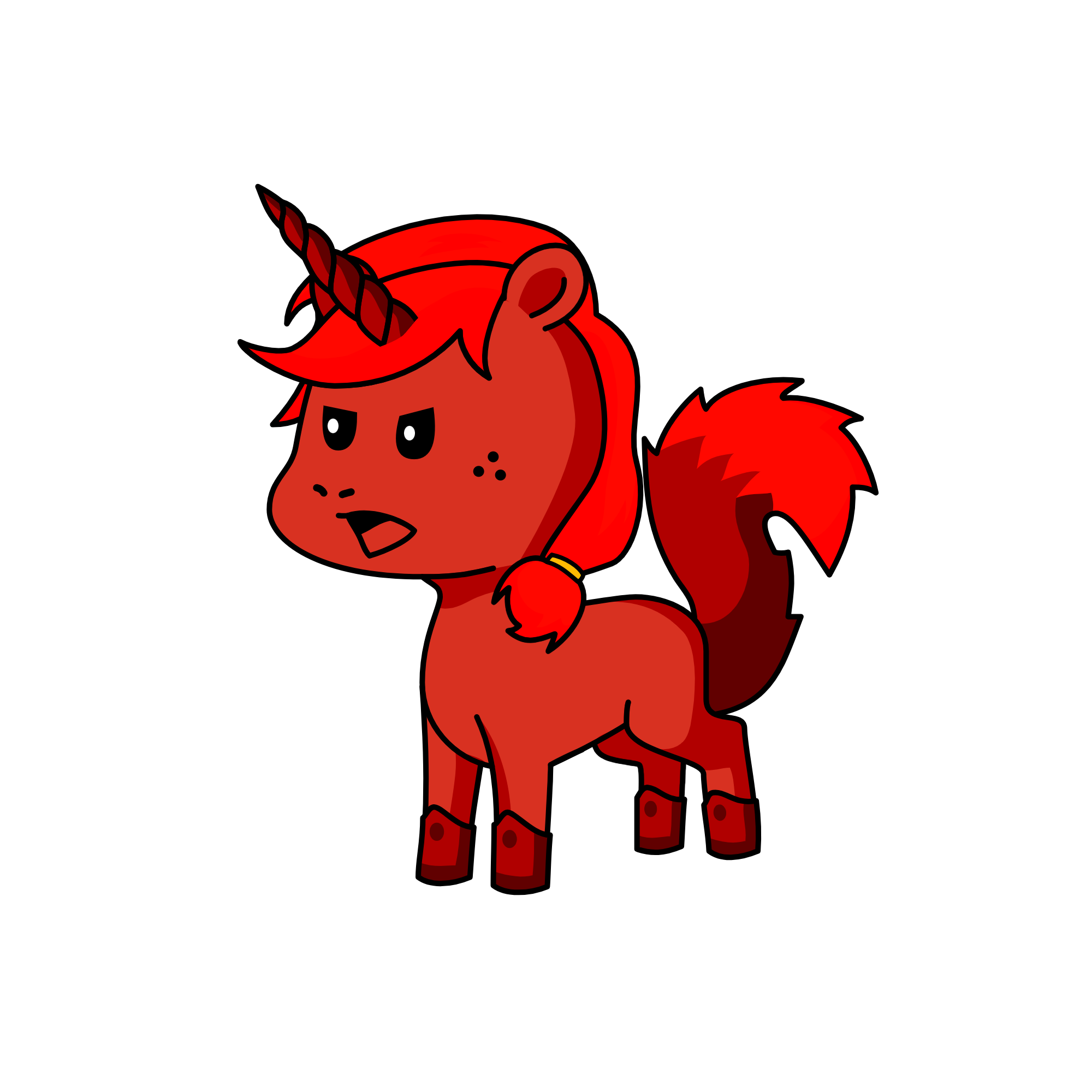unicorn queen of anger, the unicorn