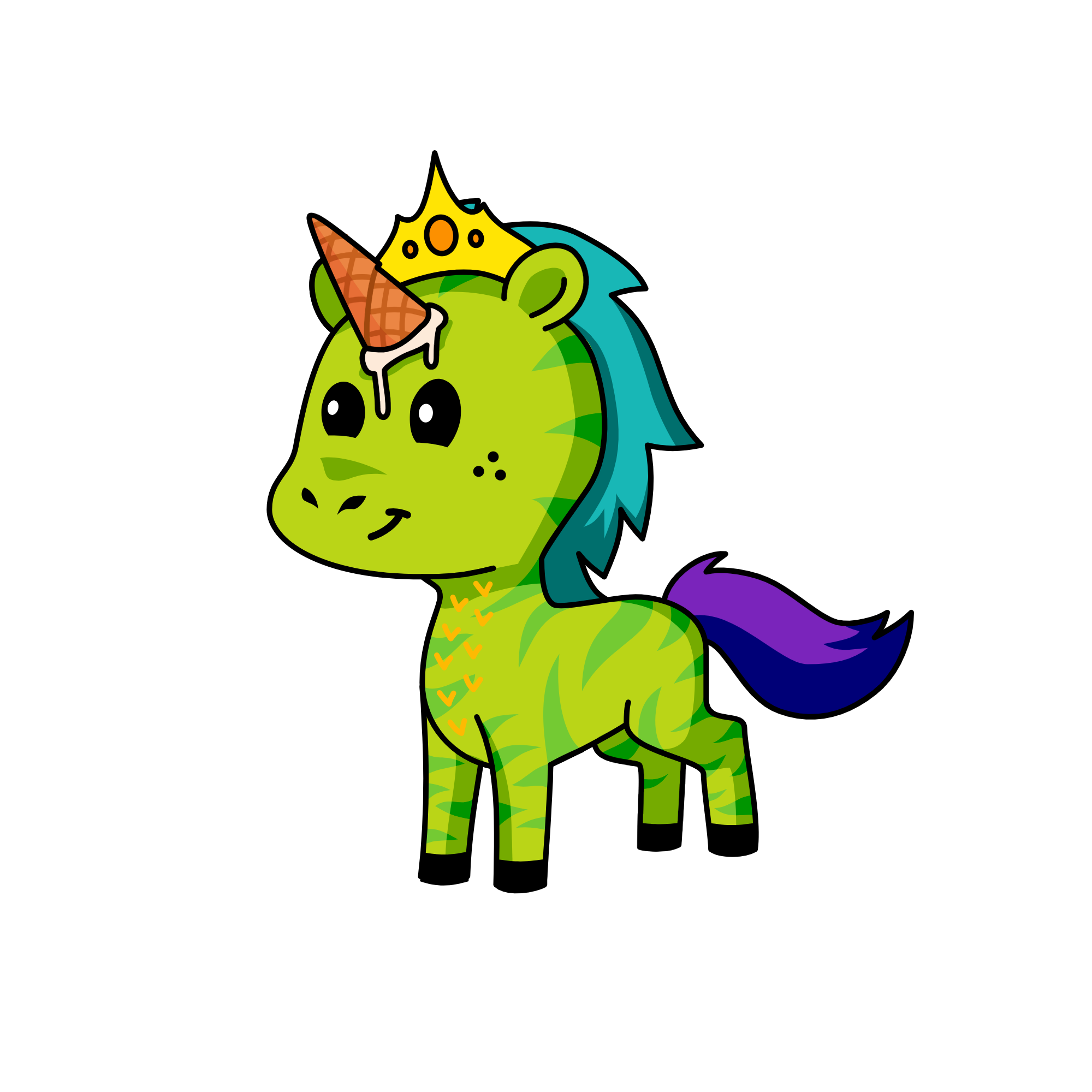 King Haha unicorn of all times!, the unicorn
