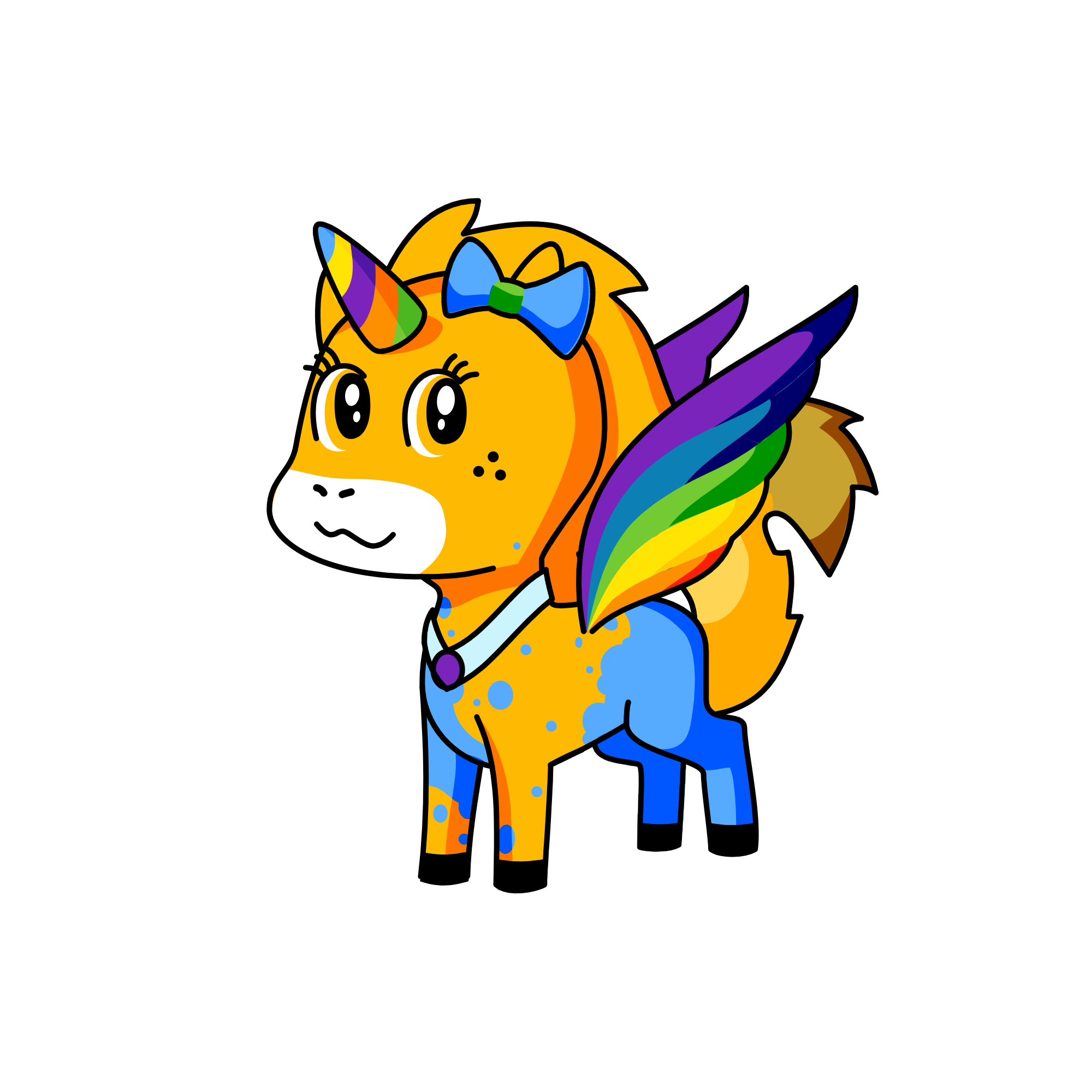Foxy, the unicorn