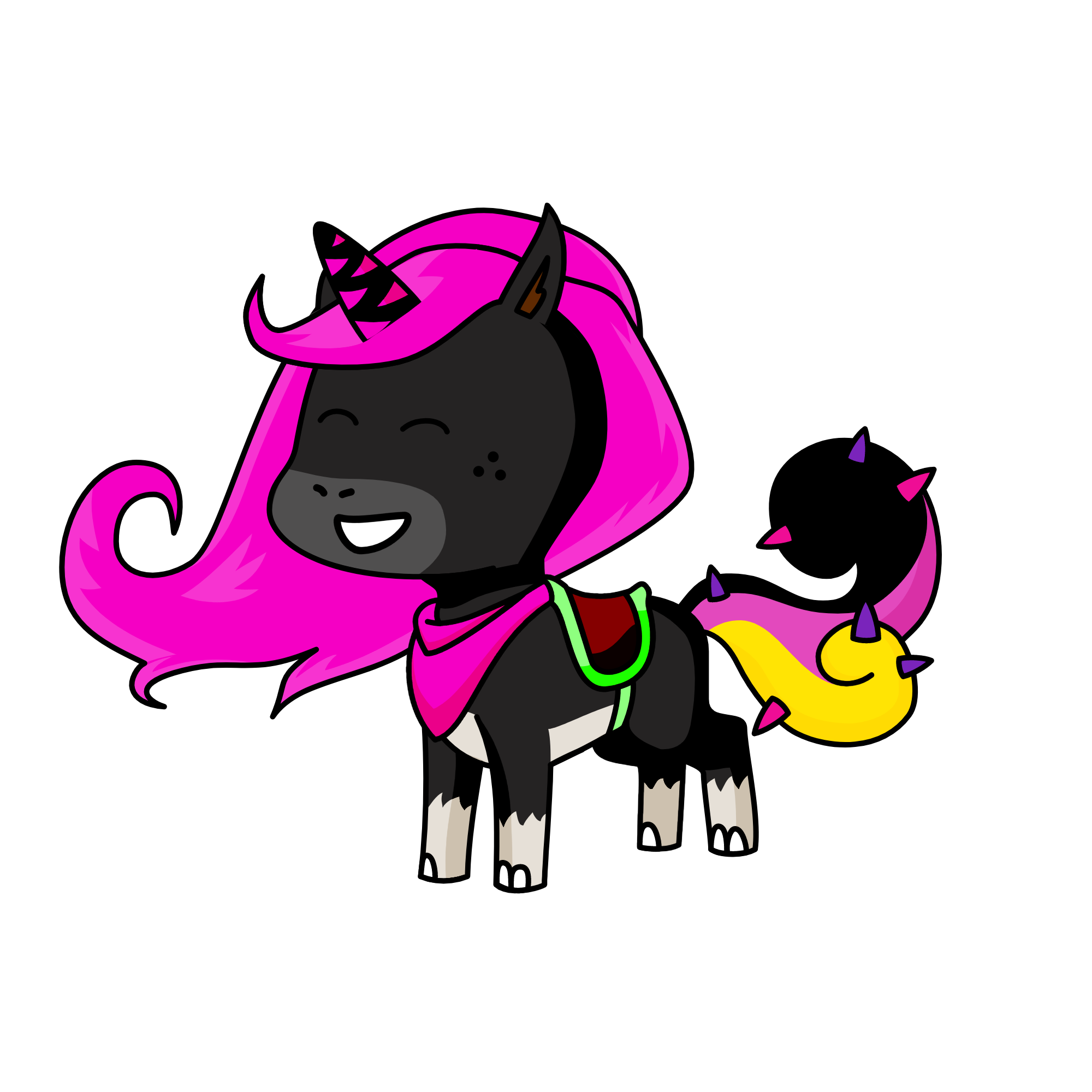 blinky, the unicorn
