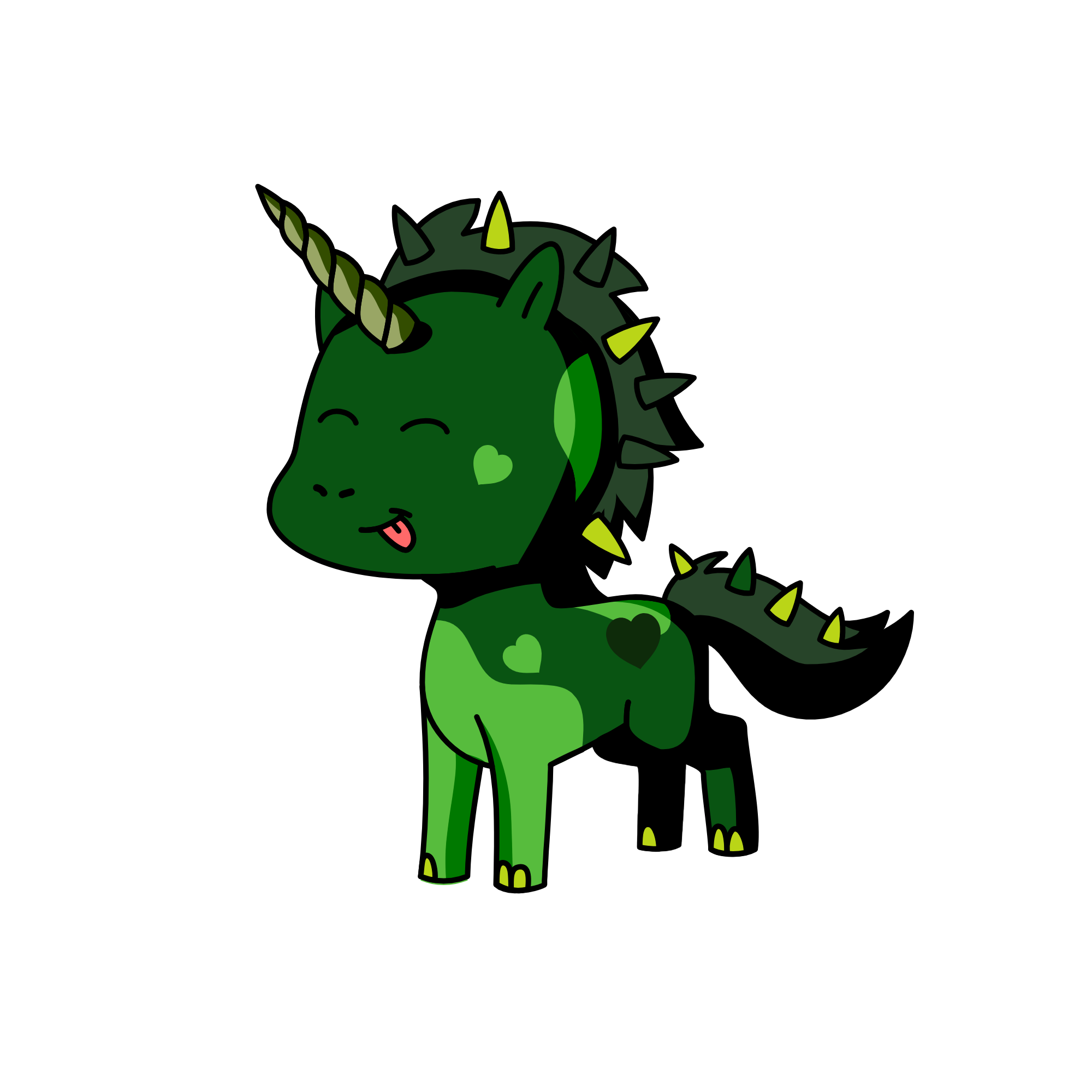 Pesto, the unicorn