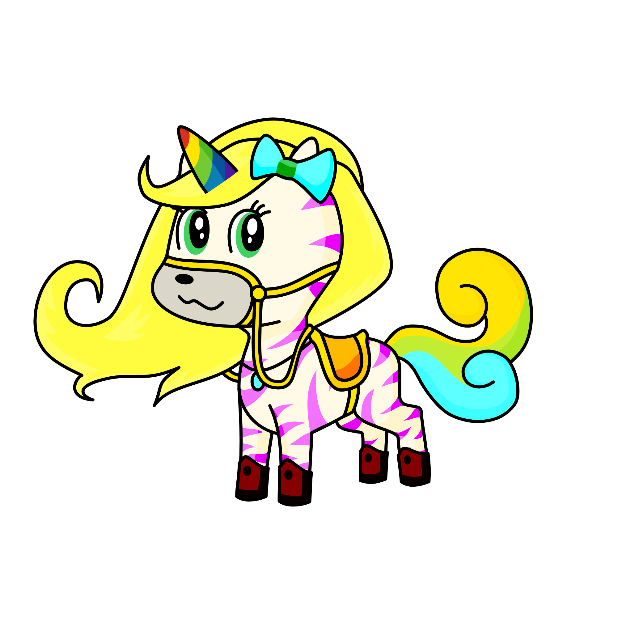 pet lily, the unicorn