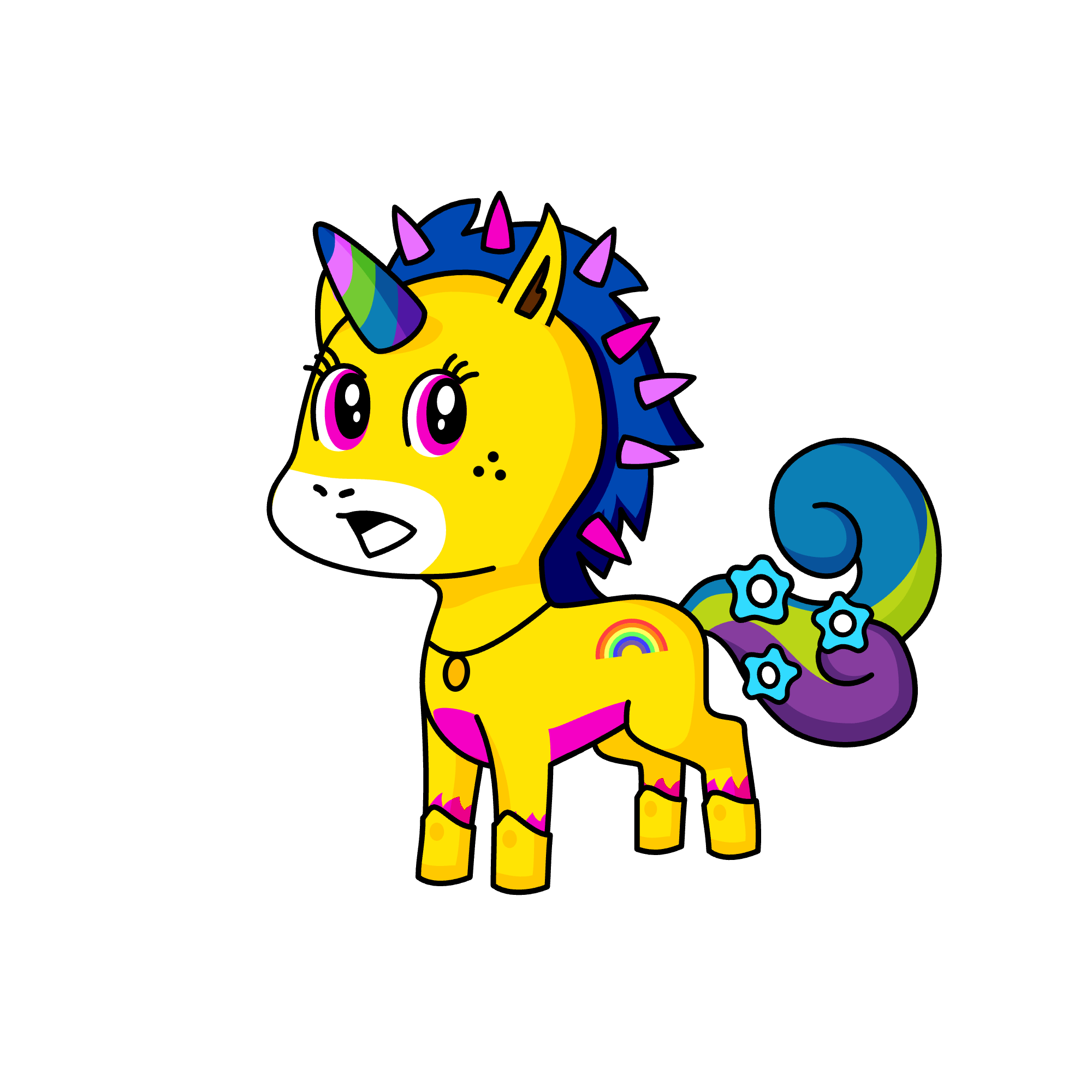 Scarelt, the unicorn