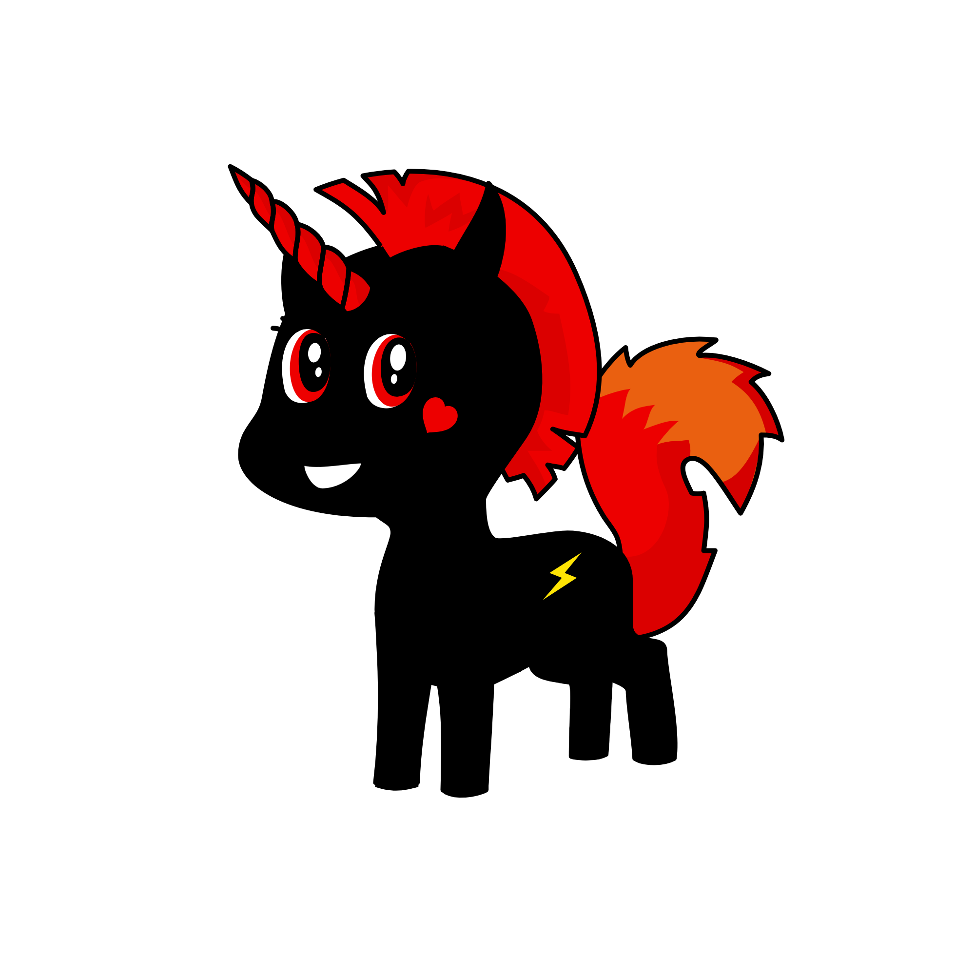 Evil unicorn, the unicorn