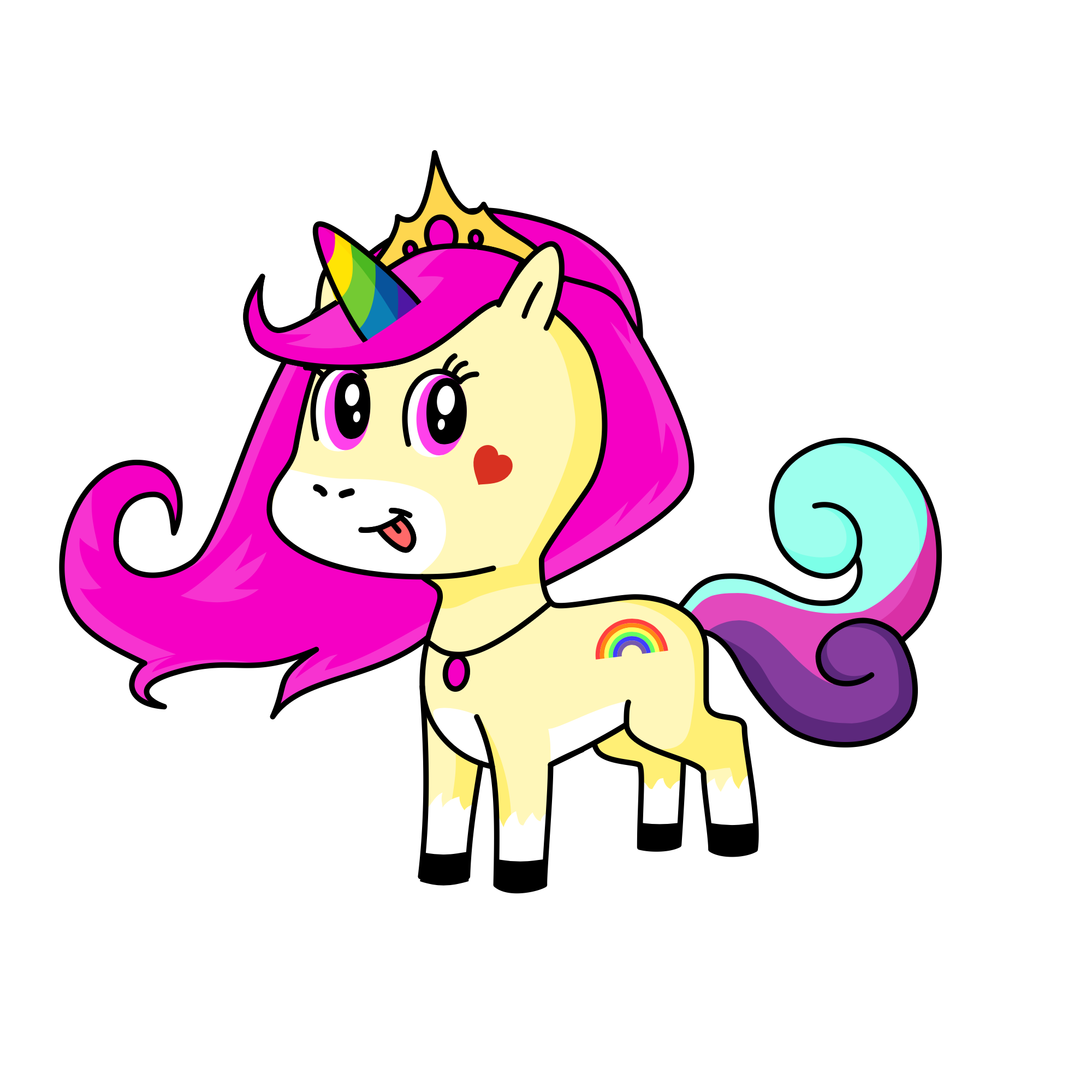 Dreamy, the unicorn