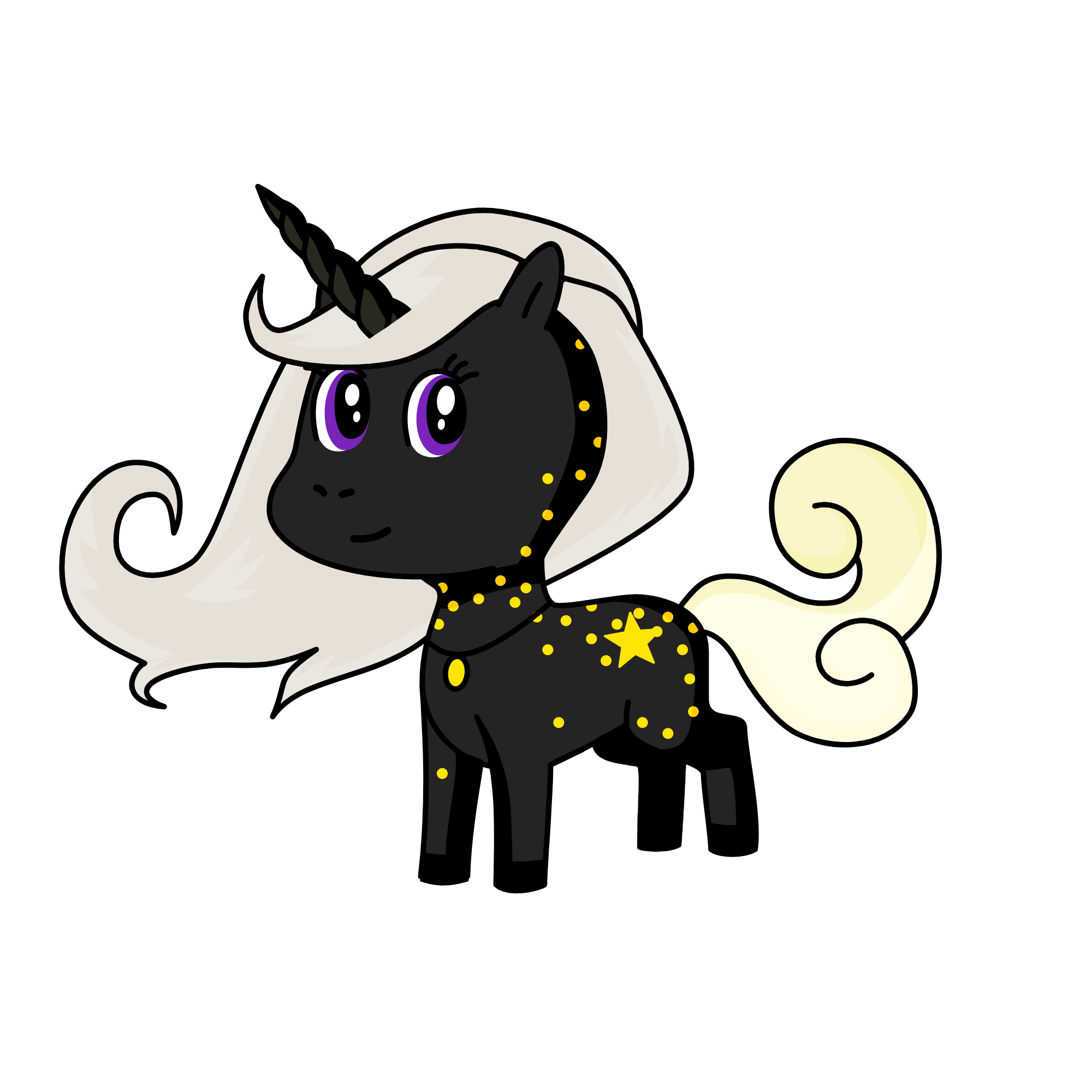 Nightfall, the unicorn