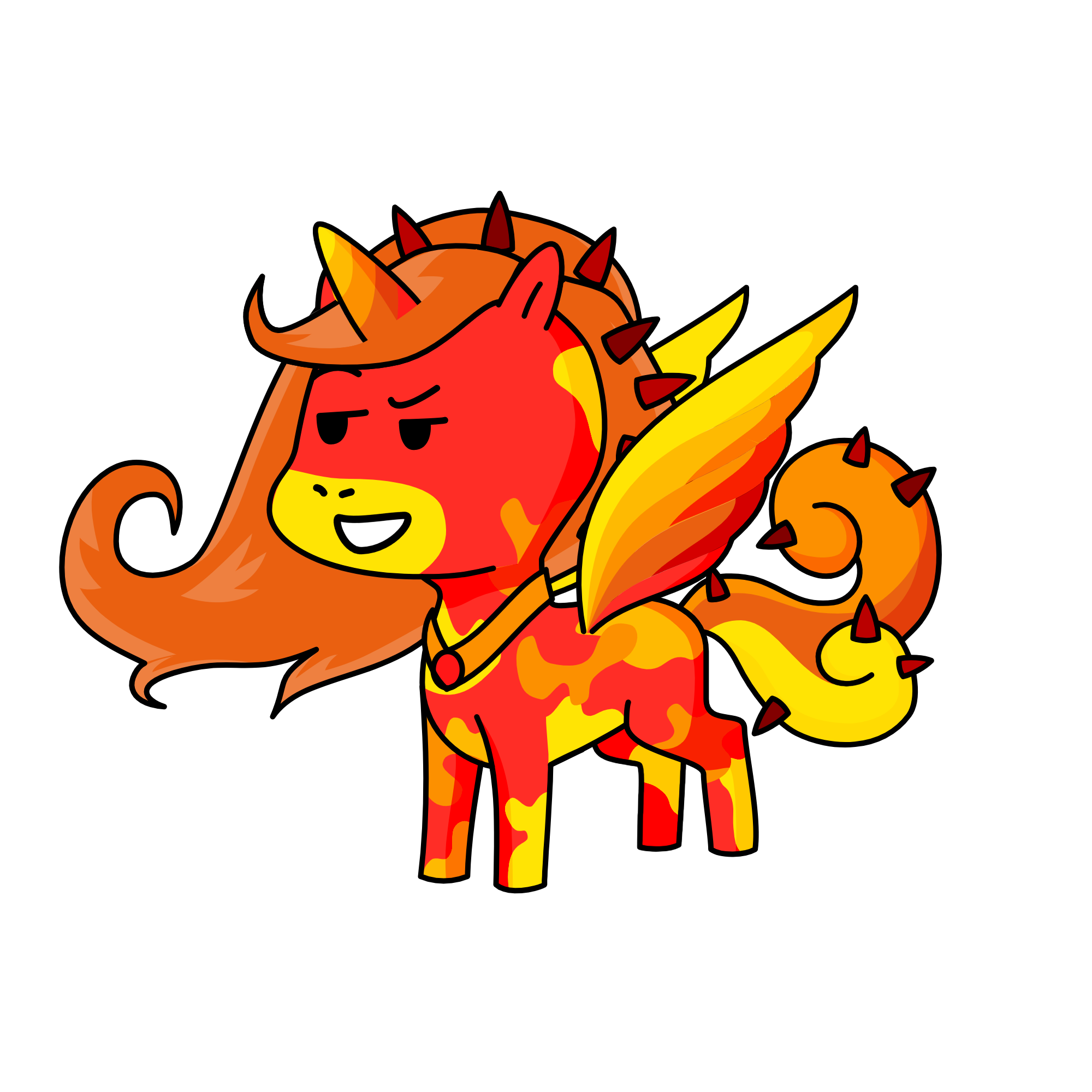 This Girl Is On FIRE, the unicorn