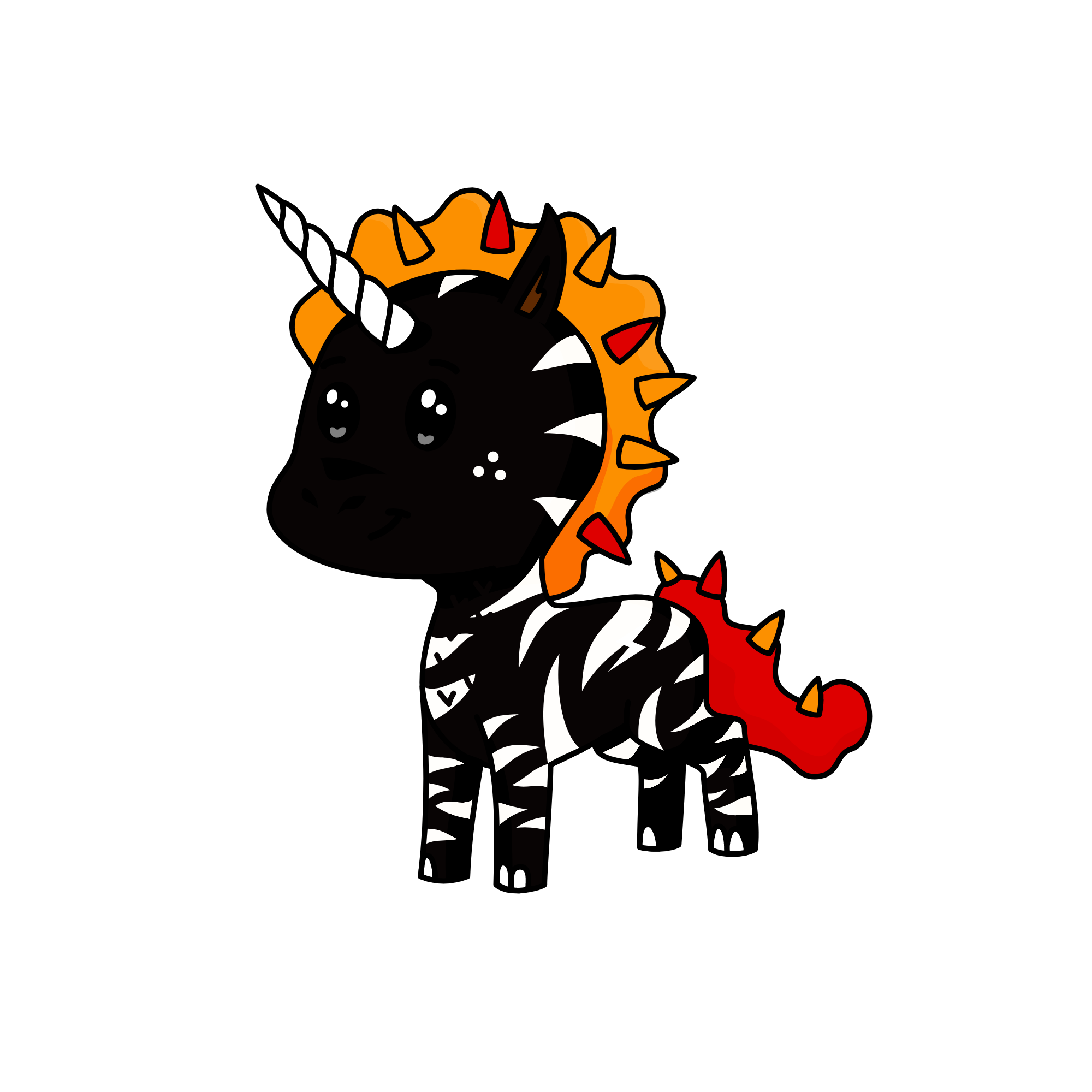 Stackball, the unicorn
