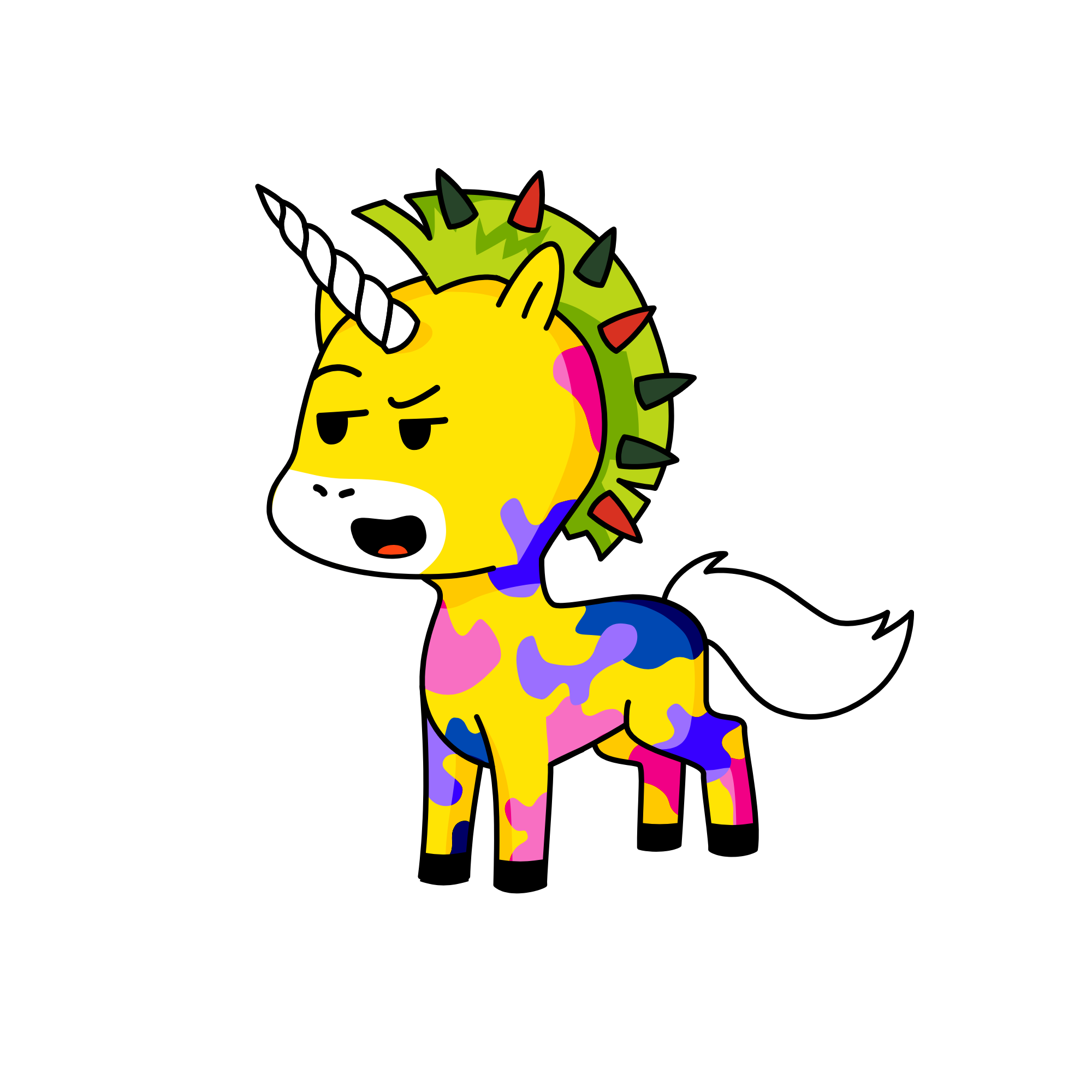 Zzzuzzu, the unicorn