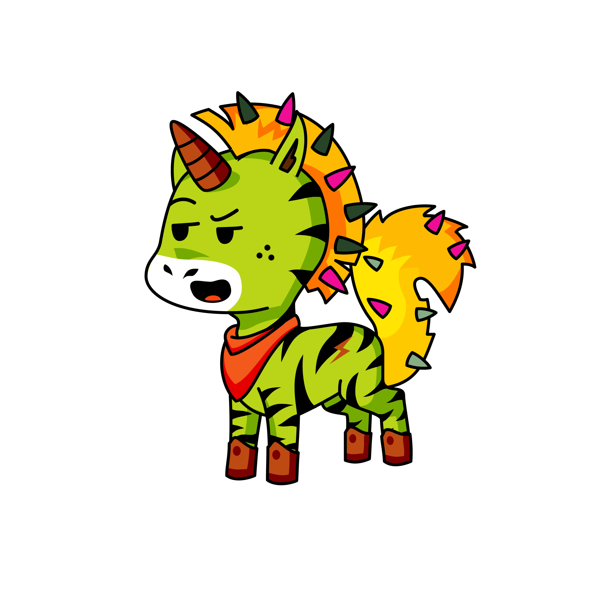 Raddy, the unicorn