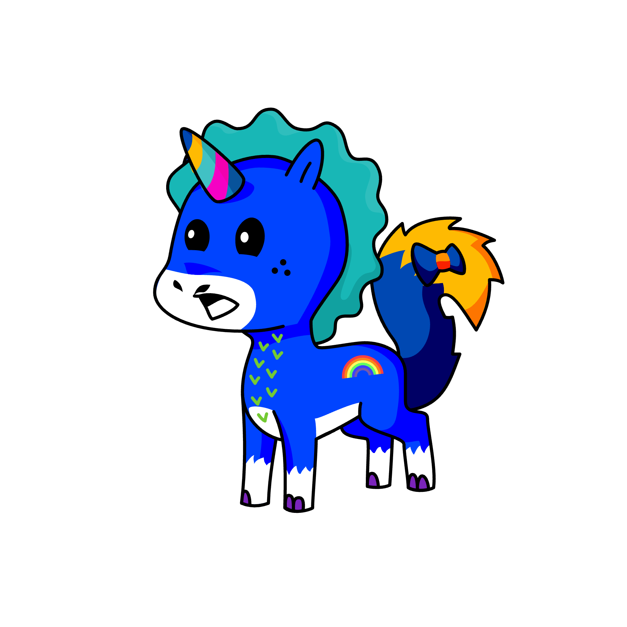 Poopybell, the unicorn
