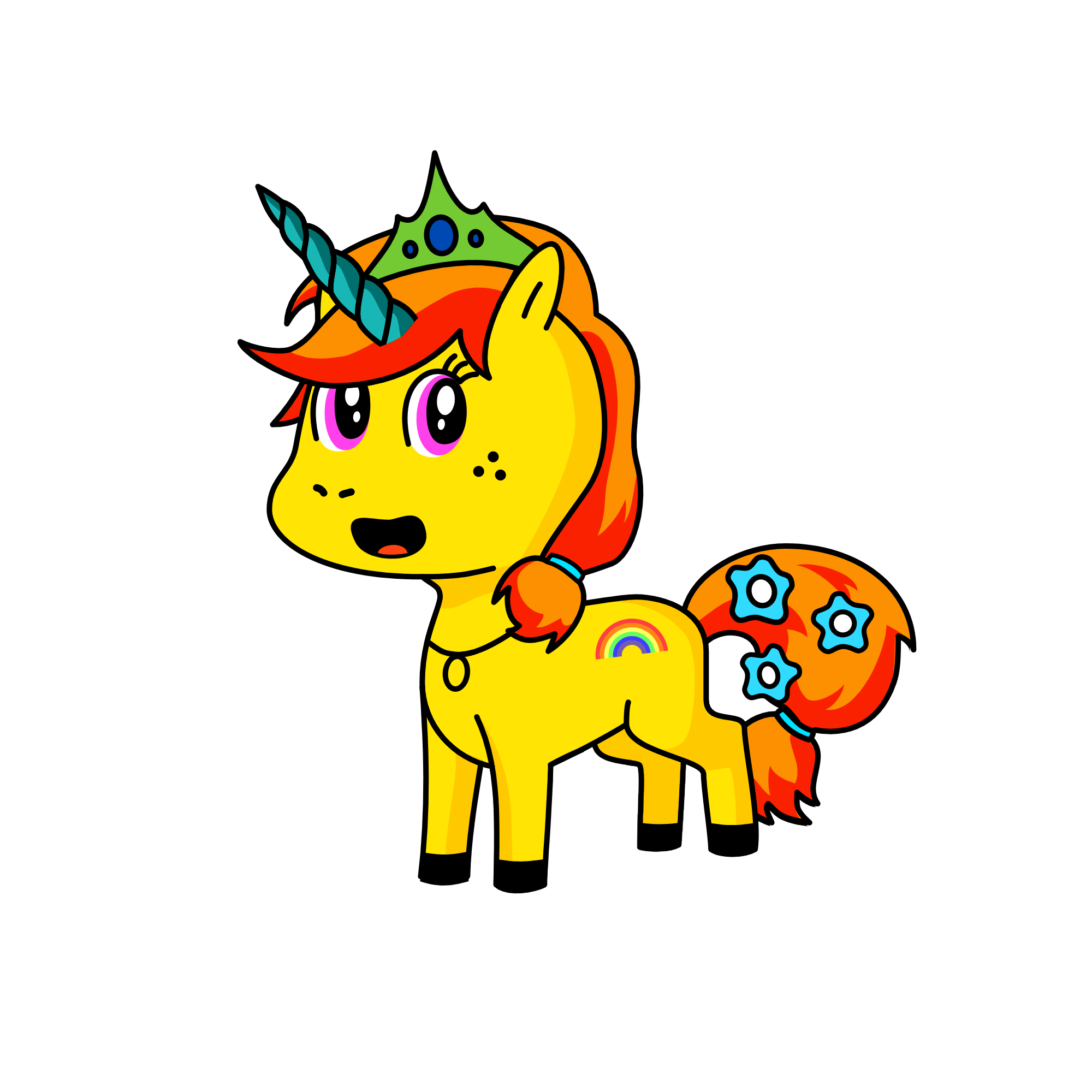 PUMPKEN, the unicorn