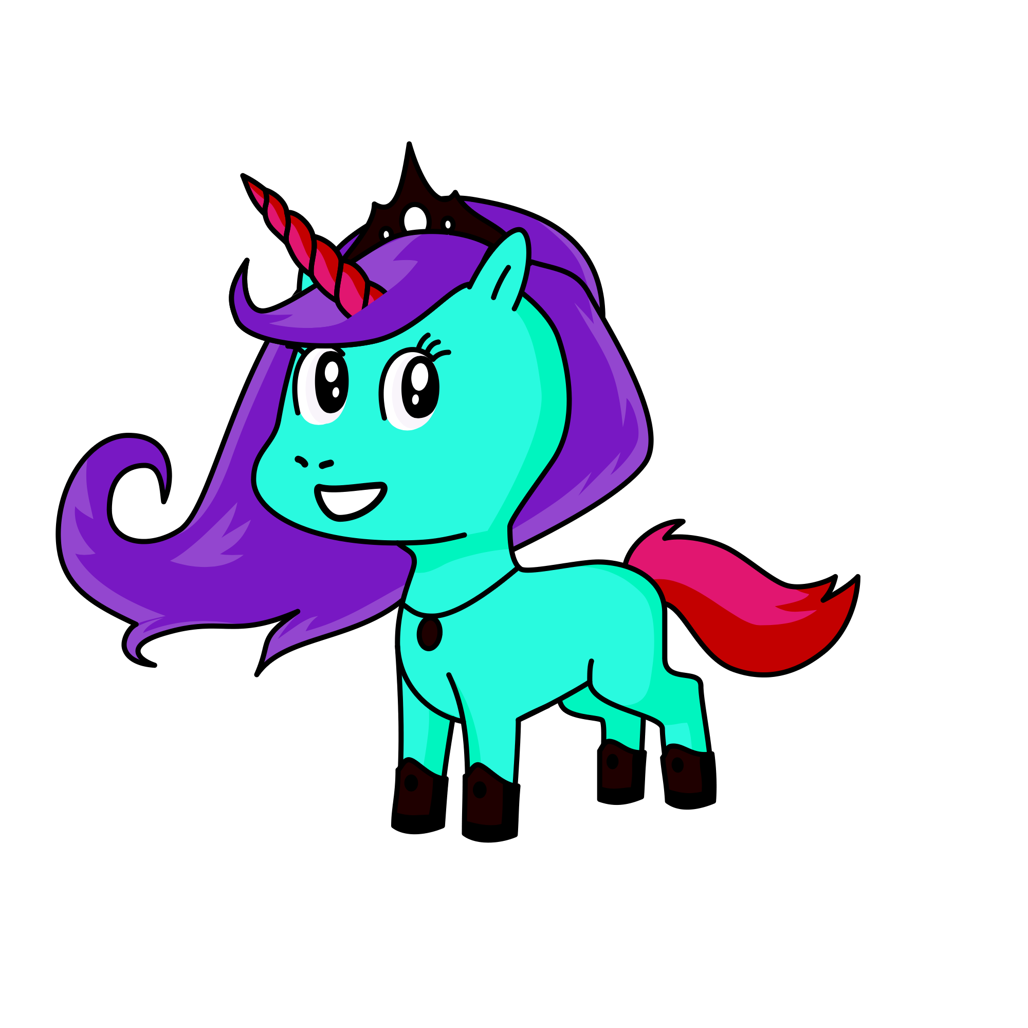 Opaline, the unicorn