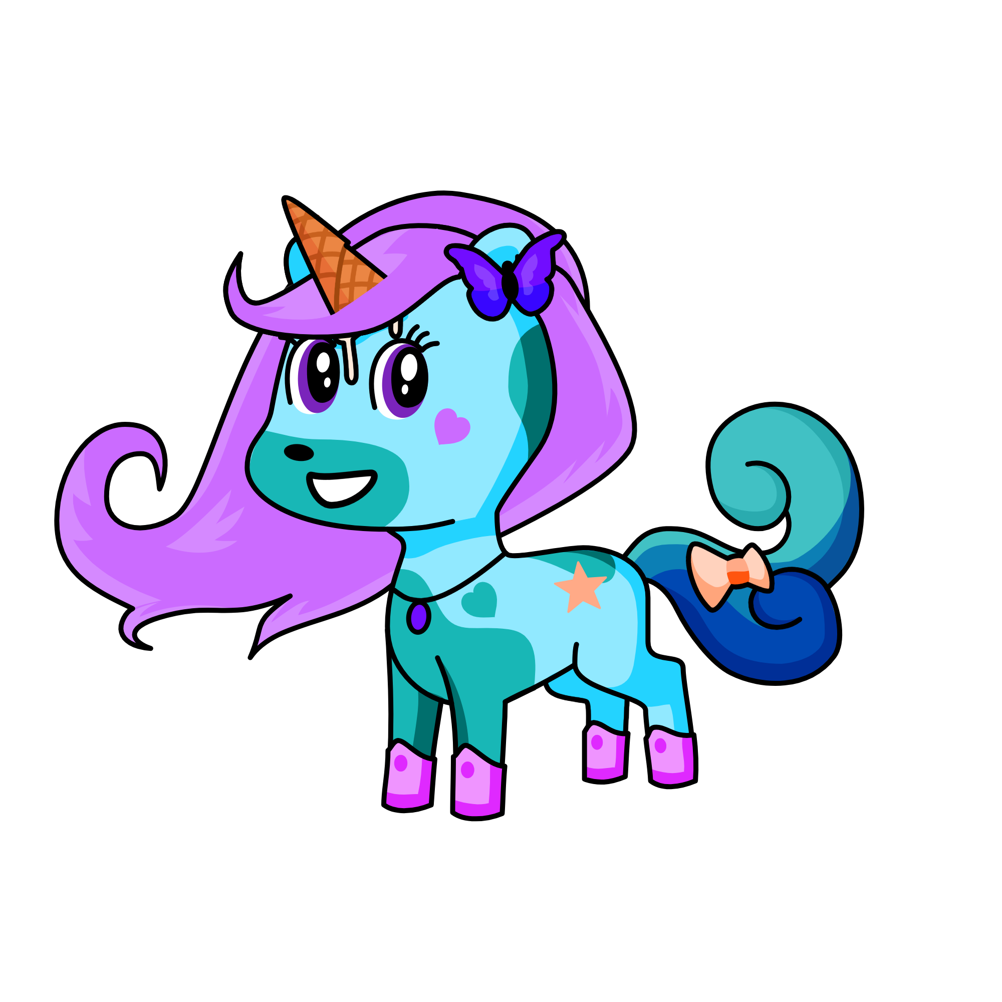 Flower, the unicorn