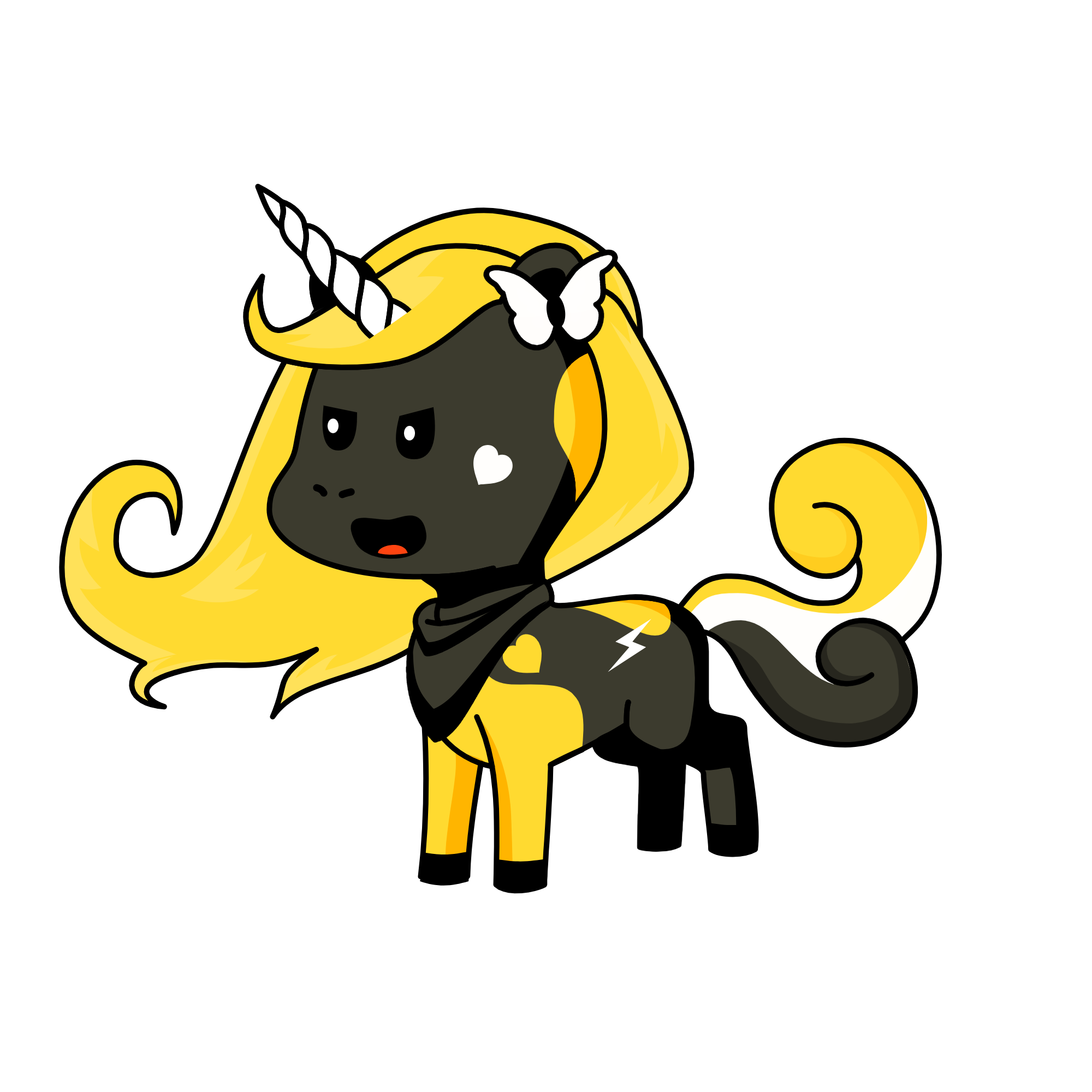 Hufflepuff, the unicorn